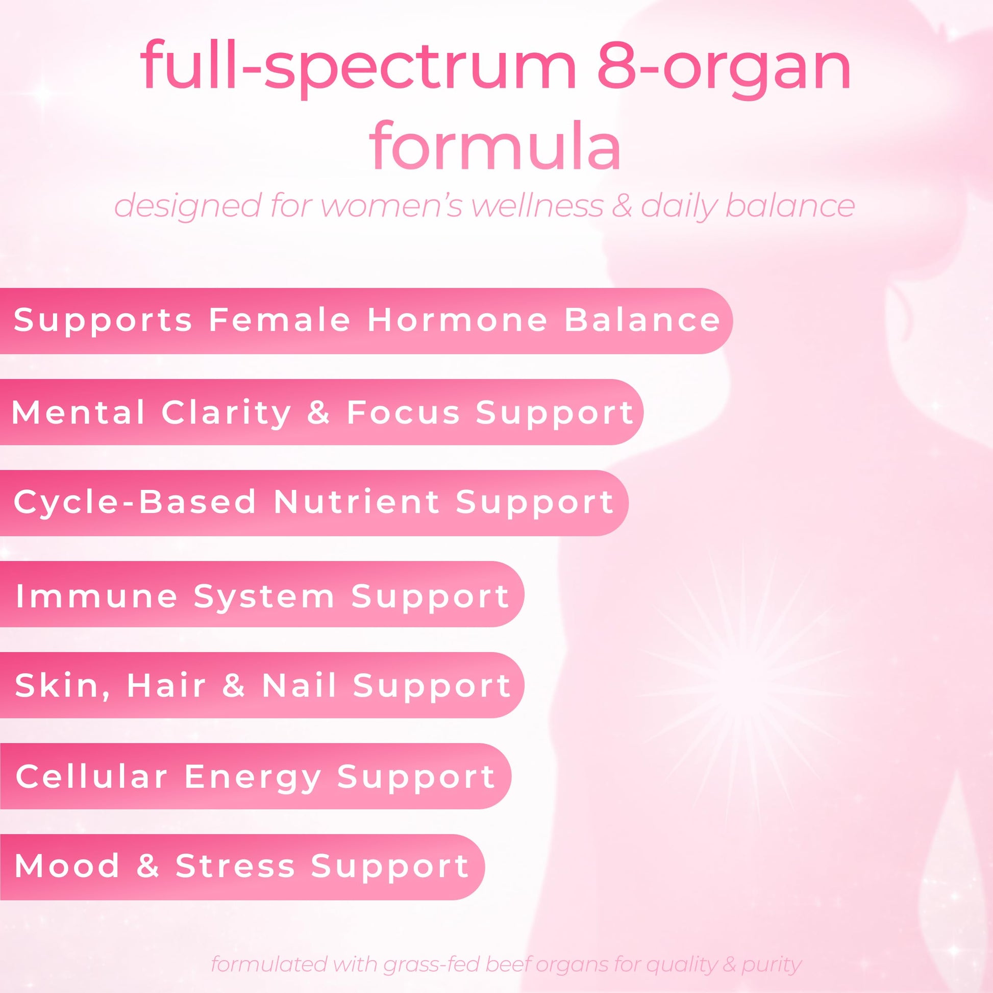Beef Organ Supplement for Women – Grass-Fed Beef Liver, Ovary, Uterus & Organ Complex for Hormone Balance, Energy & PMS Support – Pasture-Raised + Vitamin C – 180 Capsules | Glow Girl | Zakrama Zakrama uk supplements