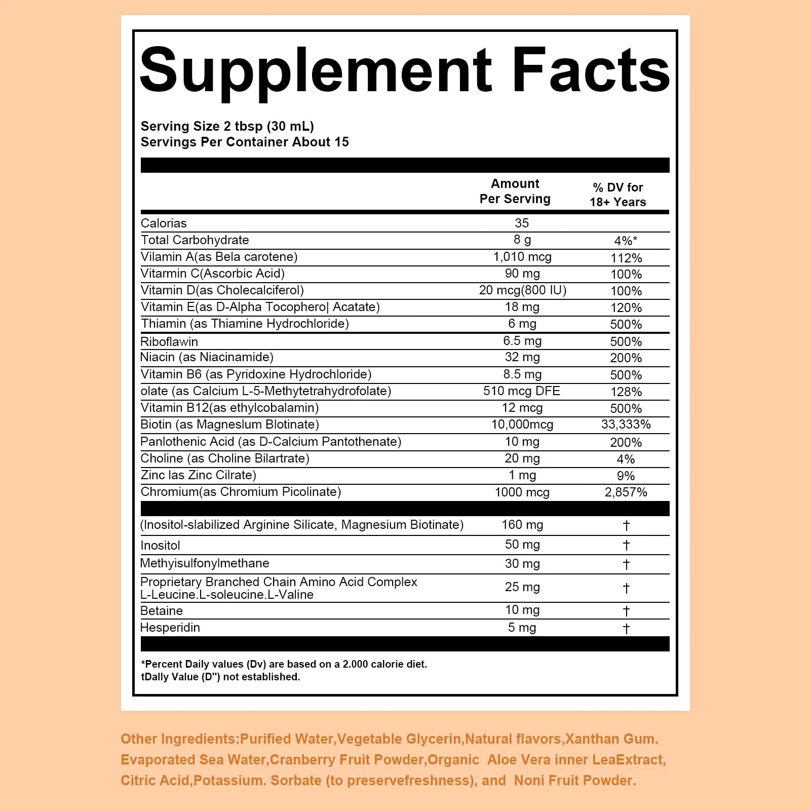 Zeniber MaayRuth Multivitamins Hair Growth&Liquid Multivitamins for Women, Biotin 10000mcg Liquid Multivitamin Hair Growth Supplement, 15.22 OZ Zeniber uk supplements