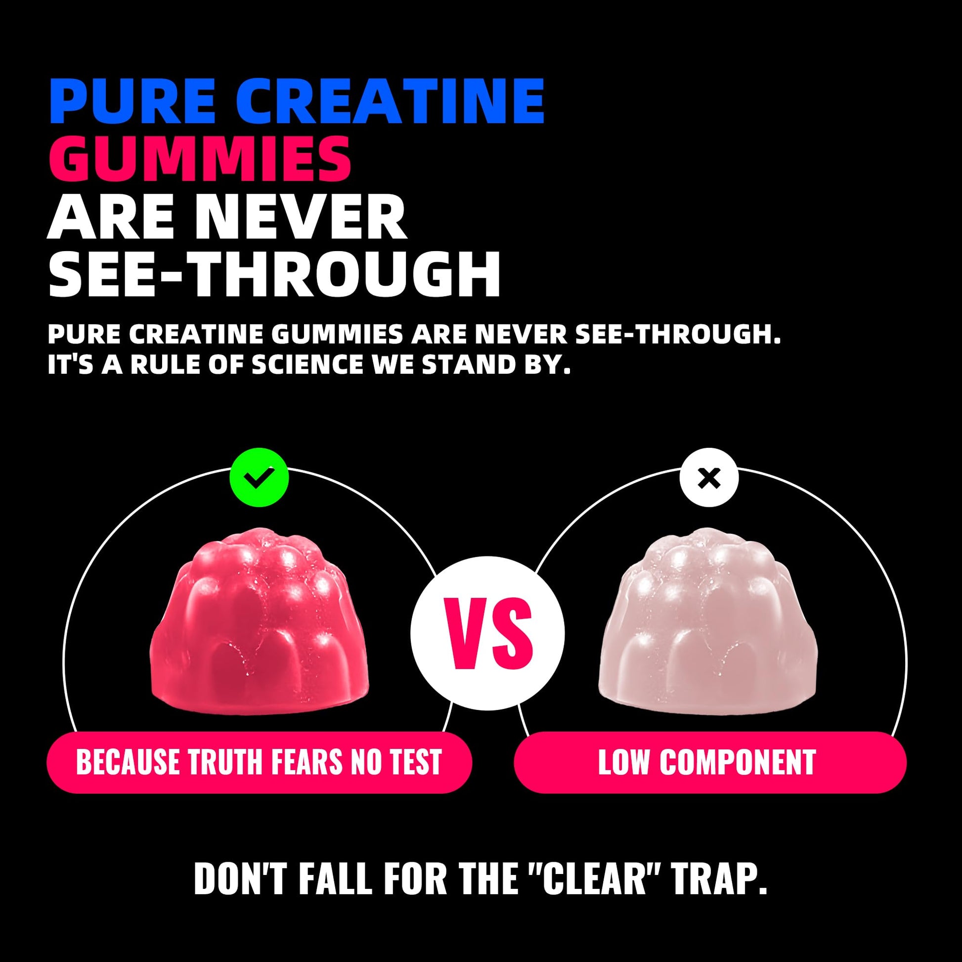 NSF Certified Creatine Gummy 5g - Creatine Monohydrate Gummies for Men & Women. Boost Focus,Strength, and Endurance, Anti-Melting Formula, Vegan, Gluten-Free, Non-GMO,(Raspberry & Blueberry 135 ct) Allcoovita uk supplements