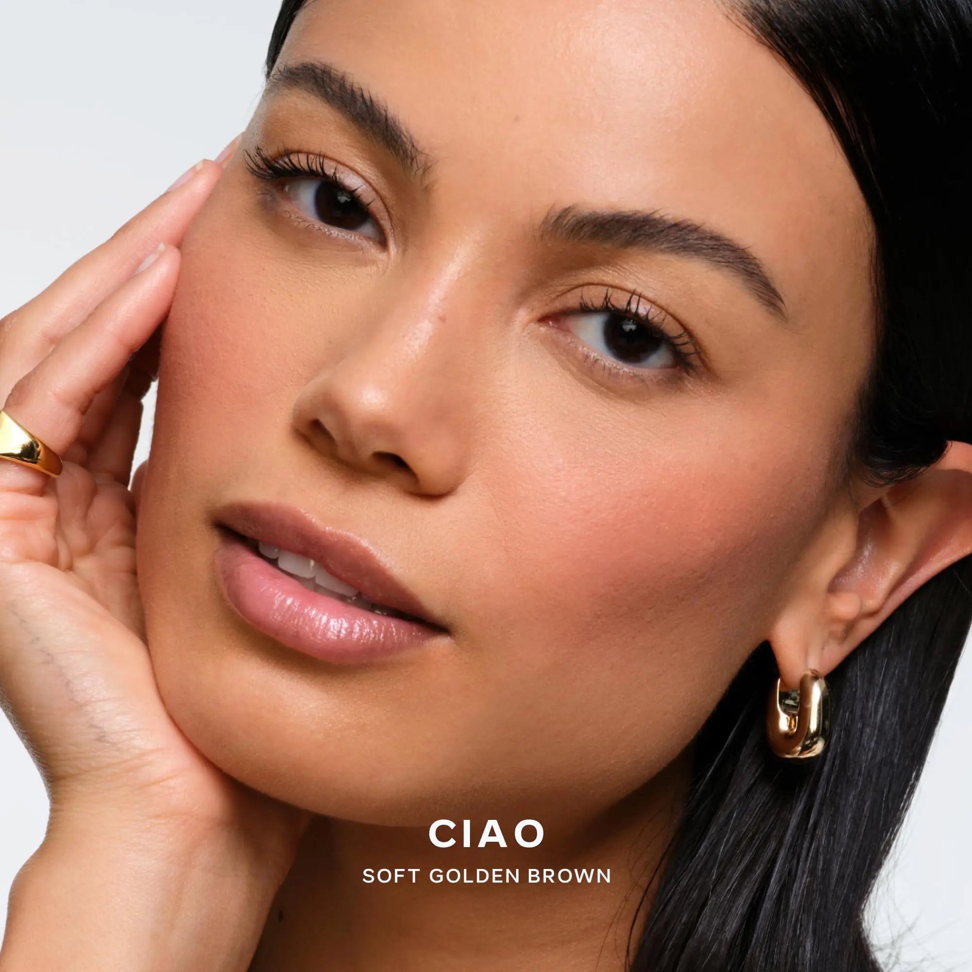 Saie SuperSuede Baked Blush - Talc-Free Powder Blush for Cheeks Infused with Hyaluronic Acid, Glycerin + Squalane - Hydrating Face Makeup for a Natural, Diffused Flush of Color - Ciao (0.1 Ounce) Saie uk supplements