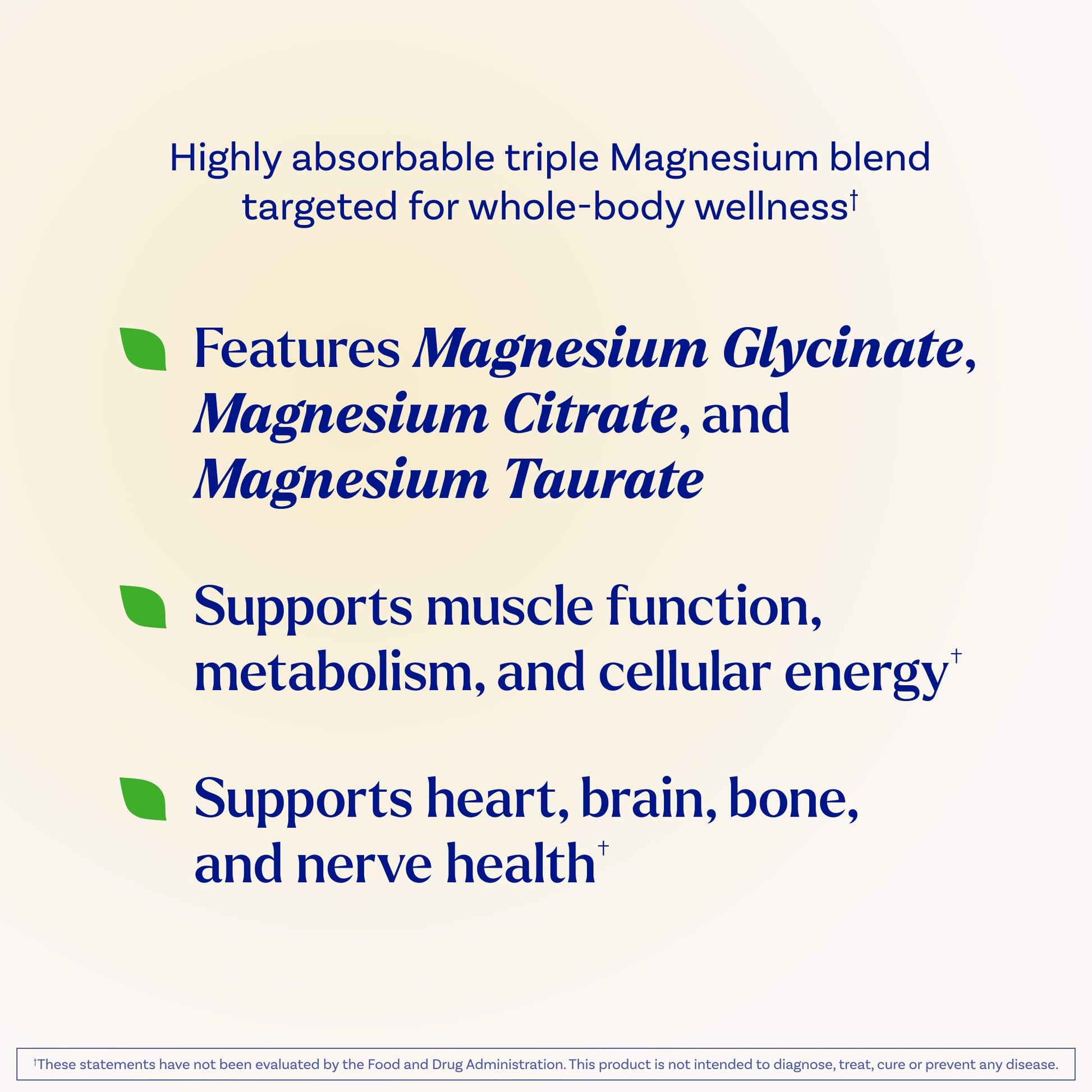 Natrol Triple Magnesium Complex Supplement, Glycinate, Citrate & Taurate 200mg High Absorption, Support Whole Body Wellness, 60 Capsules Natrol uk supplements