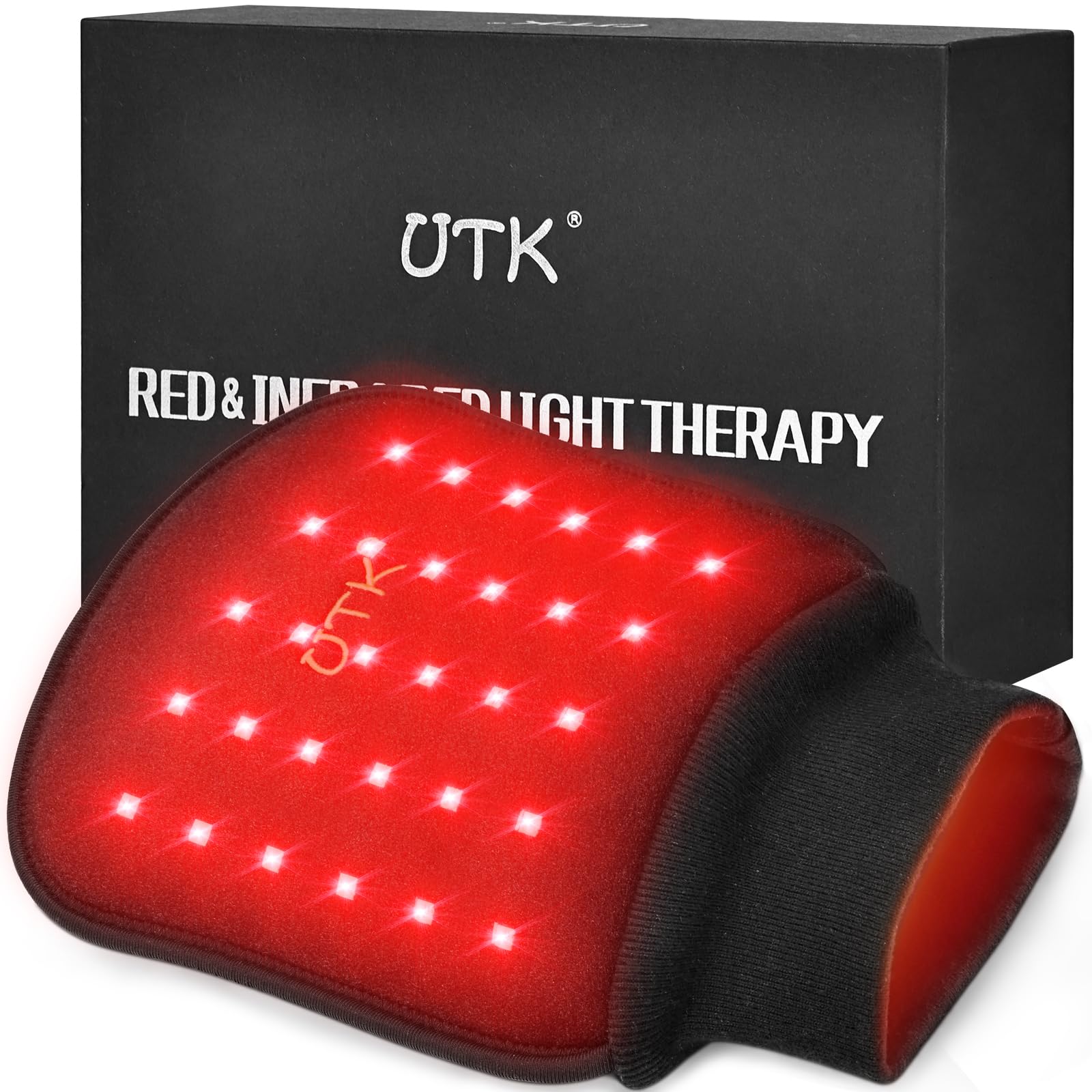UTK Red Light Therapy Glove for Hands, Double-Sided Infrared Light Therapy Device for Finger UTK uk supplements