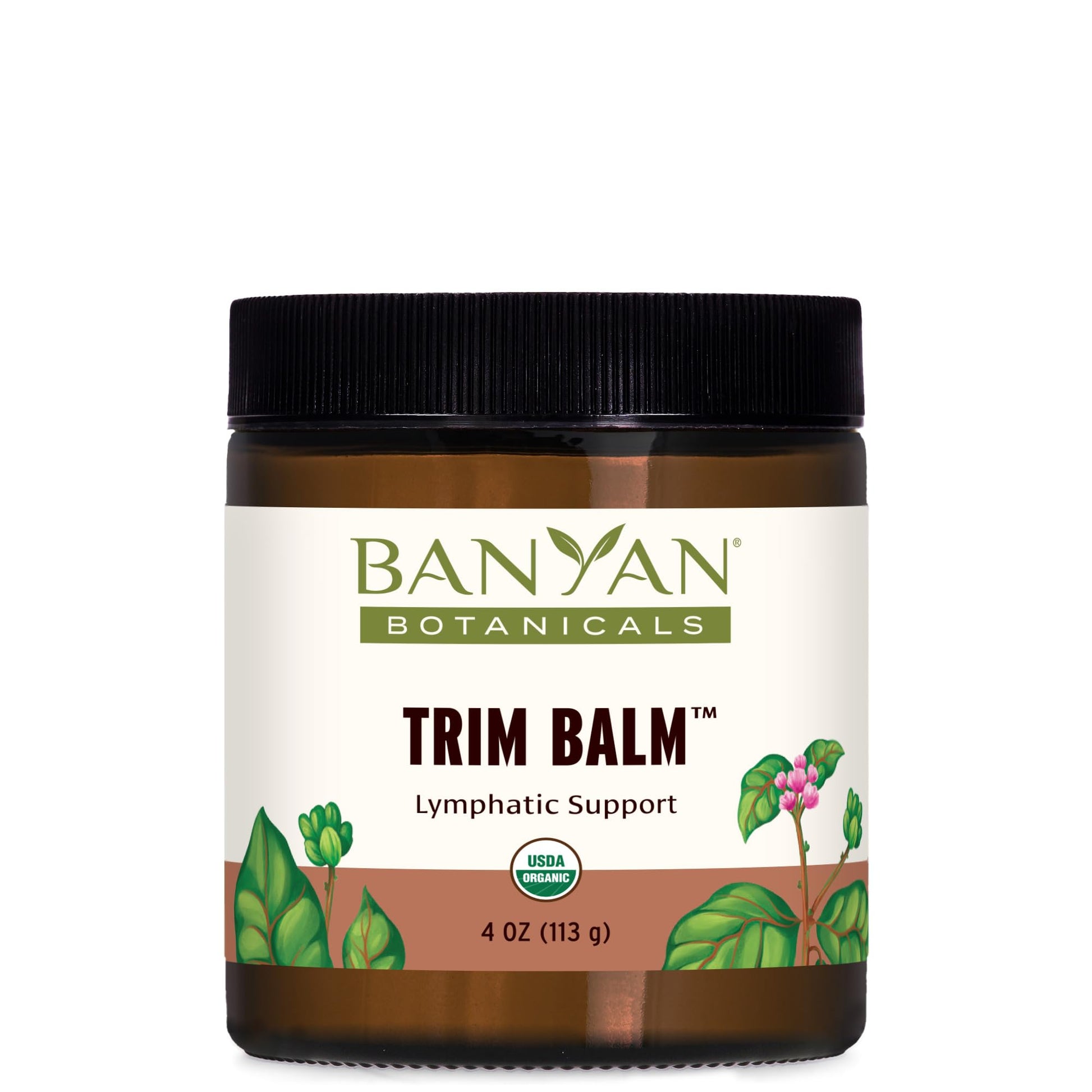 Banyan Botanicals Trim Balm - Certified Organic, 4 oz - Chitrak and Guggulu Increases Metabolism Banyan Botanicals uk supplements