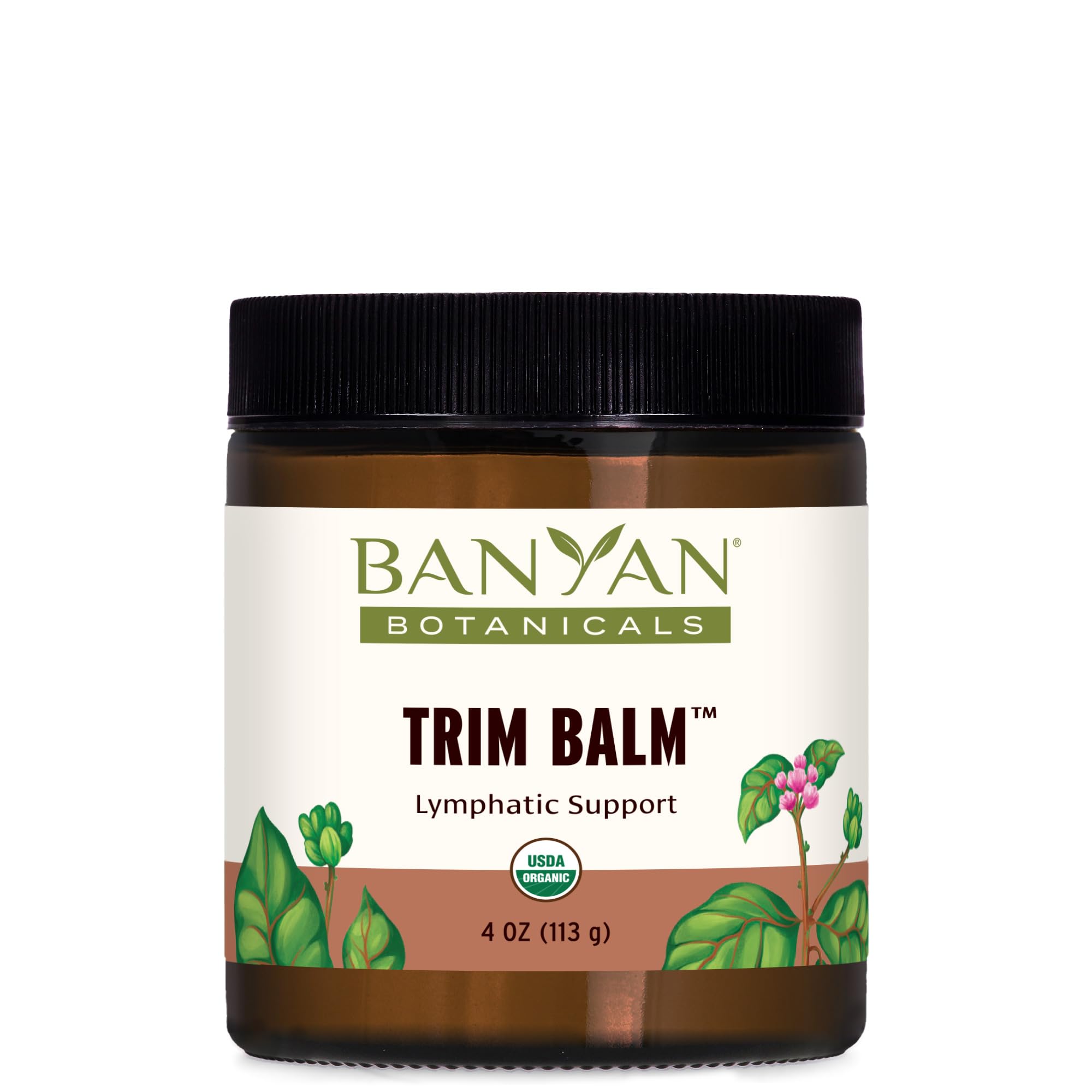Banyan Botanicals Trim Balm - Certified Organic, 4 oz - Chitrak and Guggulu Increases Metabolism Banyan Botanicals uk supplements