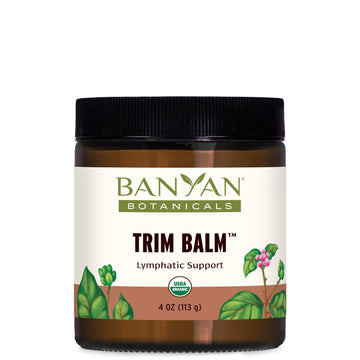 Banyan Botanicals Trim Balm - Certified Organic, 4 oz - Chitrak and Guggulu Increases Metabolism Banyan Botanicals uk supplements