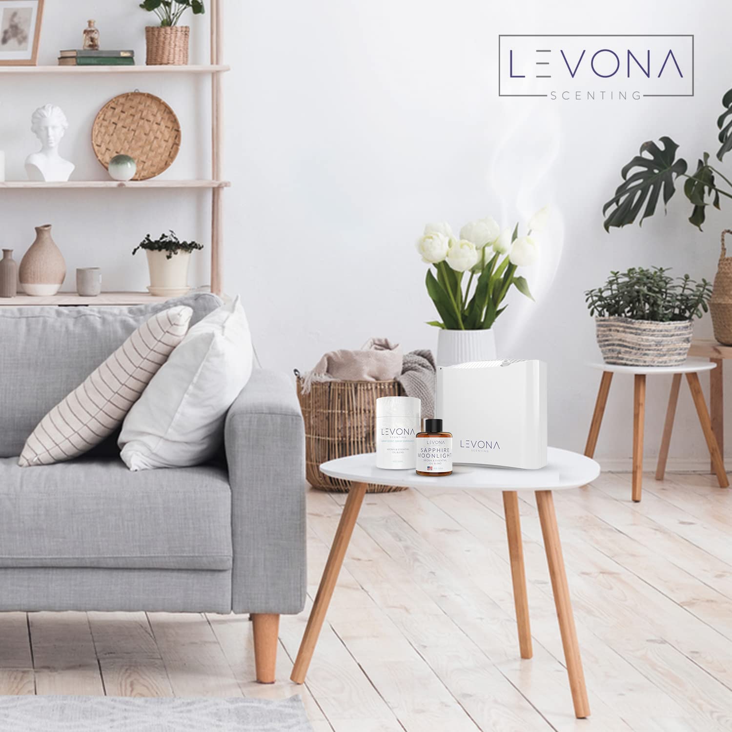 Levona Scent Pure Essential Oils For Diffusers For Home, Hotel & Office - Sapphire Moonlight Essential Oil LEVONA SCENT uk supplements