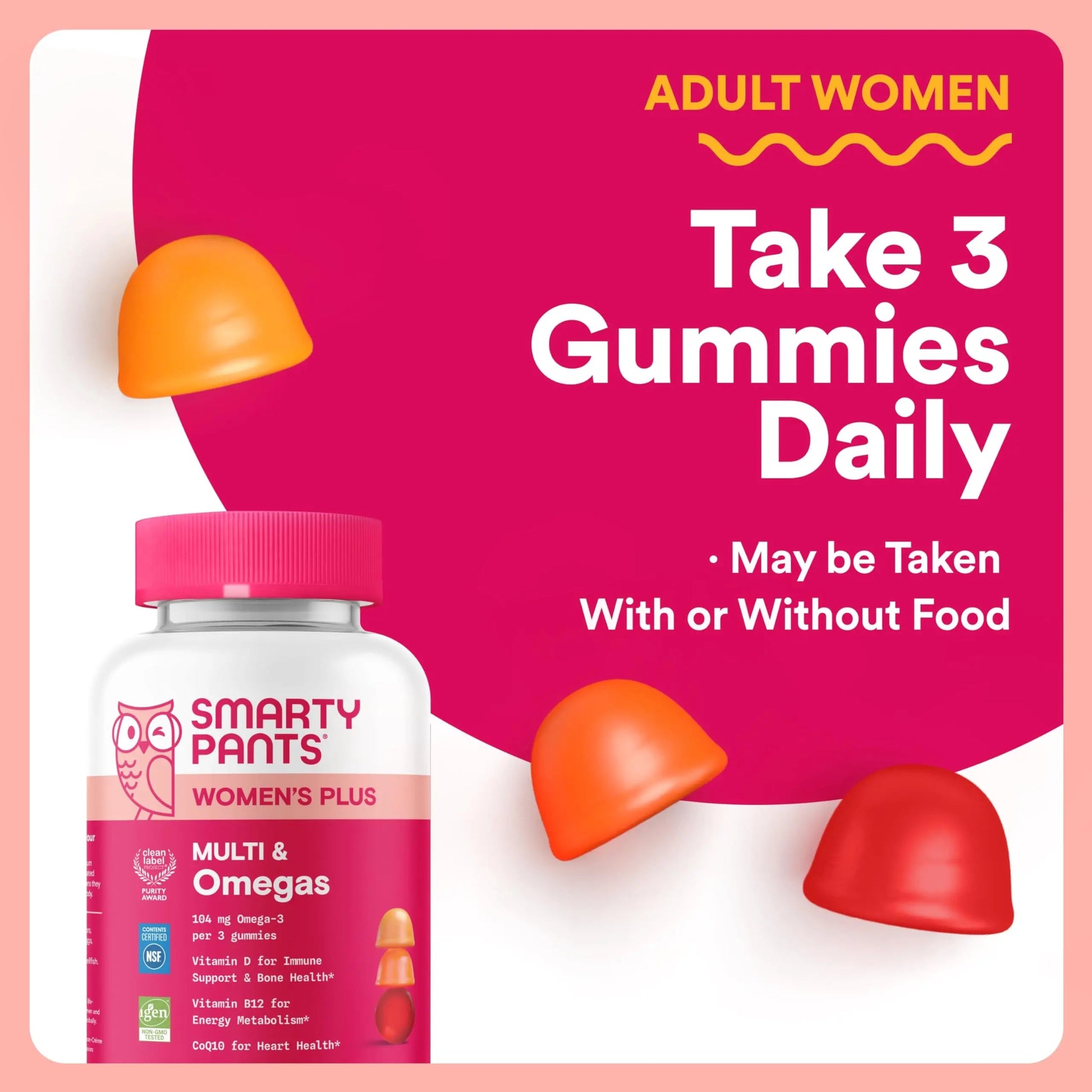 SmartyPants Mother & Daughter Daily Nutrition Bundle: Women’s + Teen Girl Multivitamin Gummies with Omega-3, Biotin, Vitamins D3, B12, A SmartyPants uk supplements