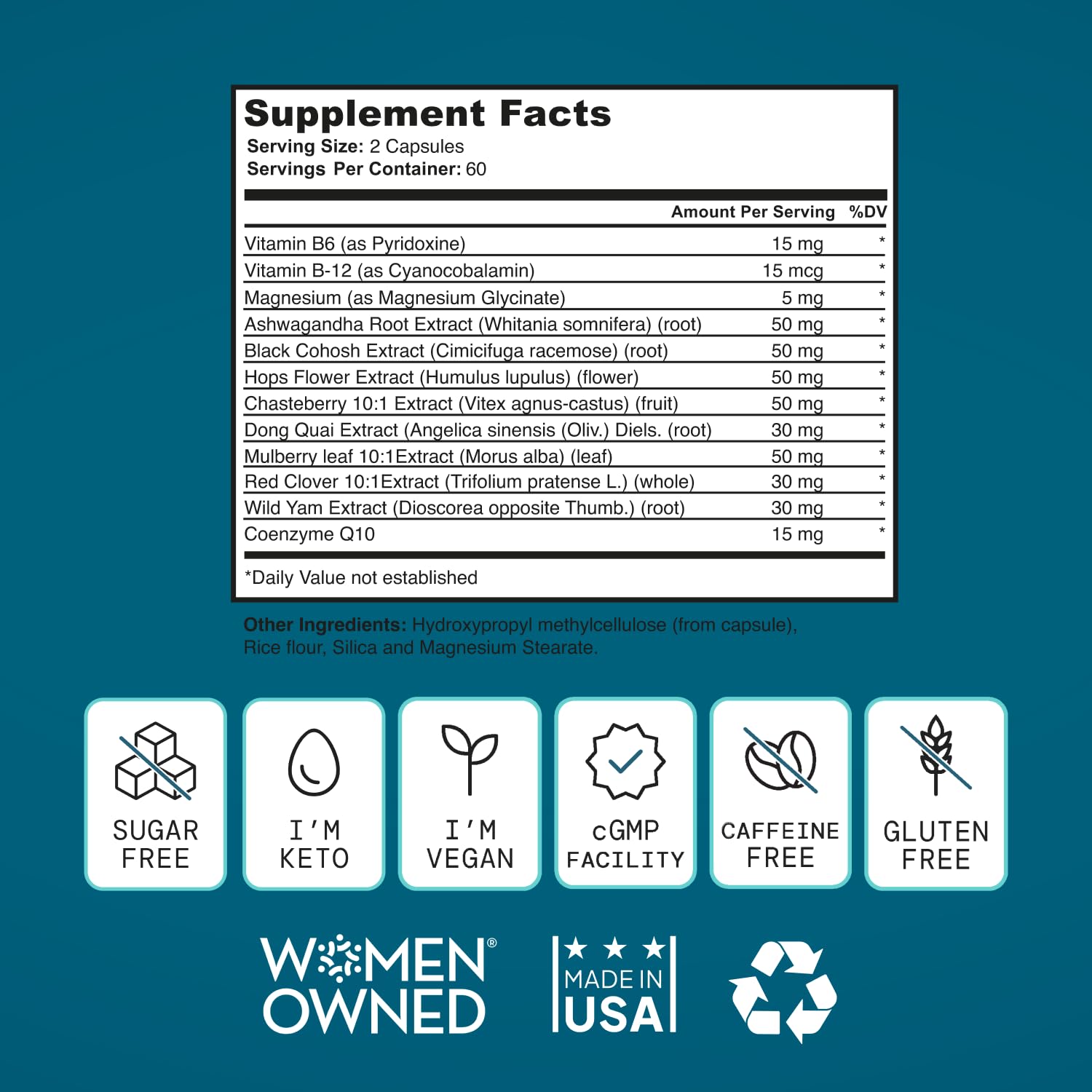 SELF NUTRITION Menopause Support for Women -All-Natural, Hormone-Free Perimenopause & Menopause Support. Unique Blend for Hot Flashes, Mood, Energy, Sleep & More. Vegan, Gluten-Free, 60 Capsules. SELF NUTRITION uk supplements