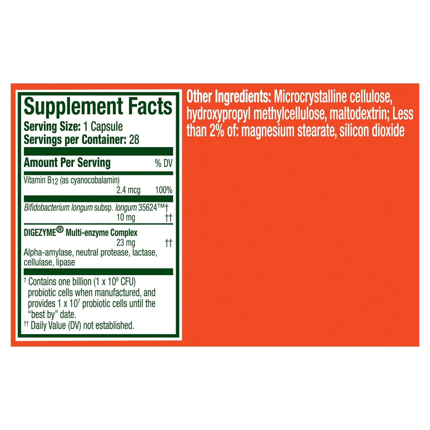 Align Probiotic Bloating Relief + Food Digestion, Probiotics for Women and Men, #1 Doctor Recommended Brand‡, Promotes Digestive Health and Helps Support the Metabolism of Food*, 28 Capsules Align uk supplements
