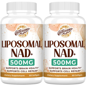 Liposomal NAD+ 500 MG Supplement, True NAD Plus Supplement, Superior Absorption, Boost NAD+ More Efficient Than Nicotinamide Riboside for Cellular Energy, Healthy Aging, 120 Serving Caenciennes uk supplements