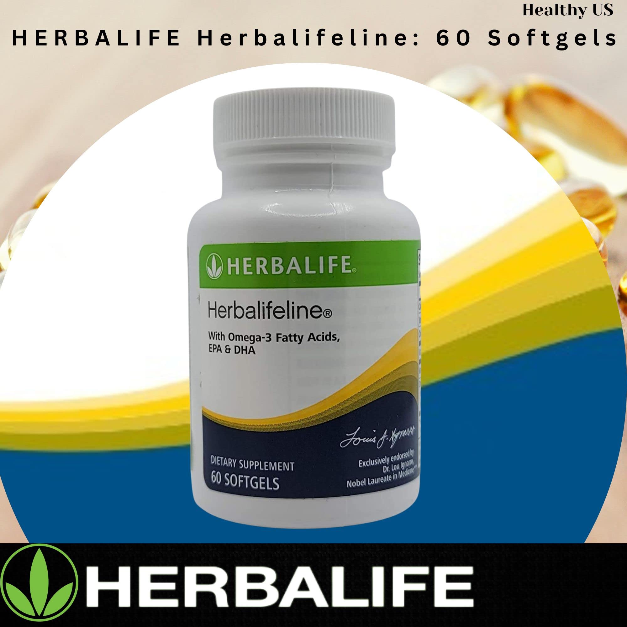 Herbalife Herbalifeline: 60 Softgels with Vitamin E, Marine Lipid Complex, Omega-3 Fatty Herbalife uk supplements