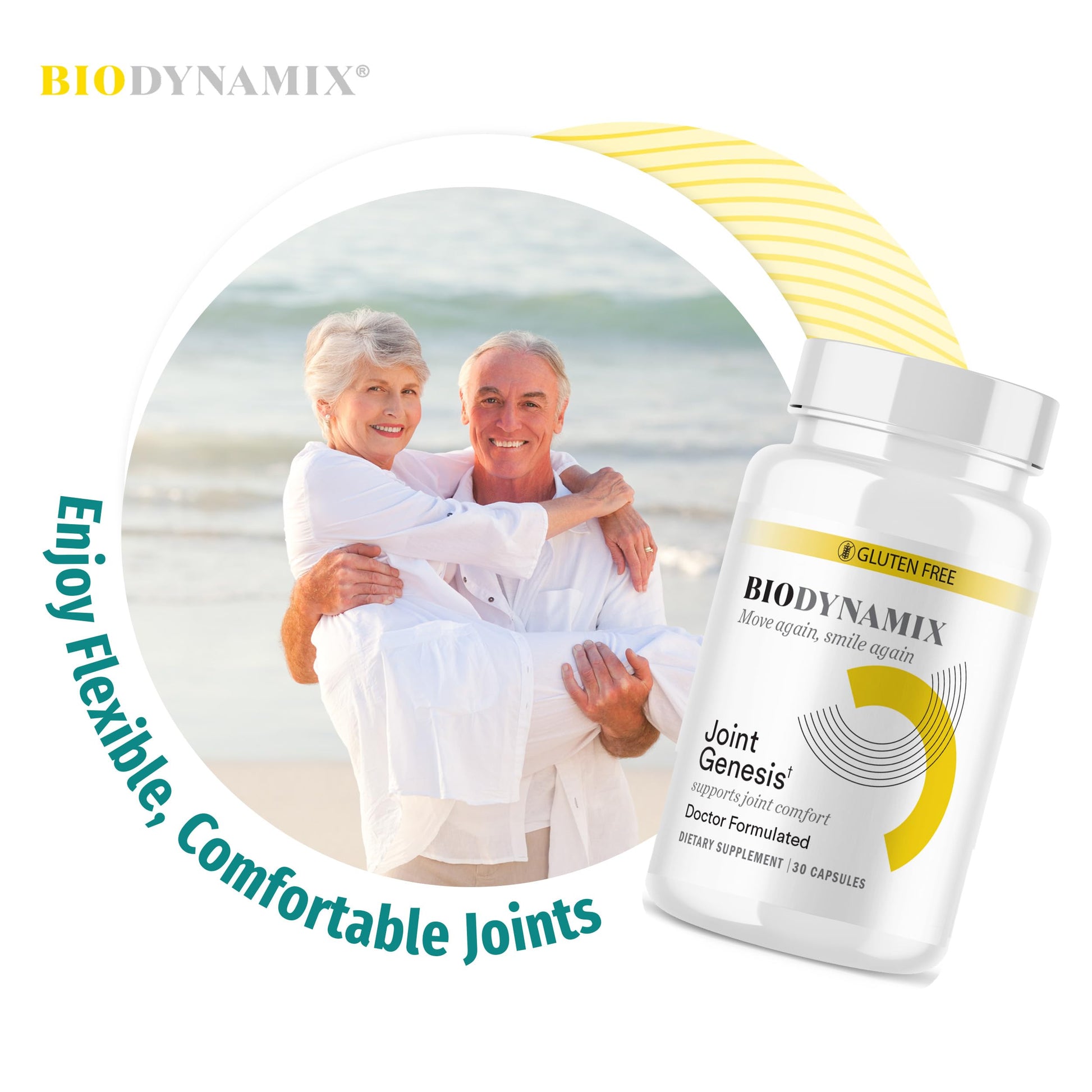 BioDynamix Joint Genesis - Joint Support Supplement - with Mobilee and Boswellia Serrata - for Comfortable, Flexible Joints - 30-Day Supply BioDynamix uk supplements