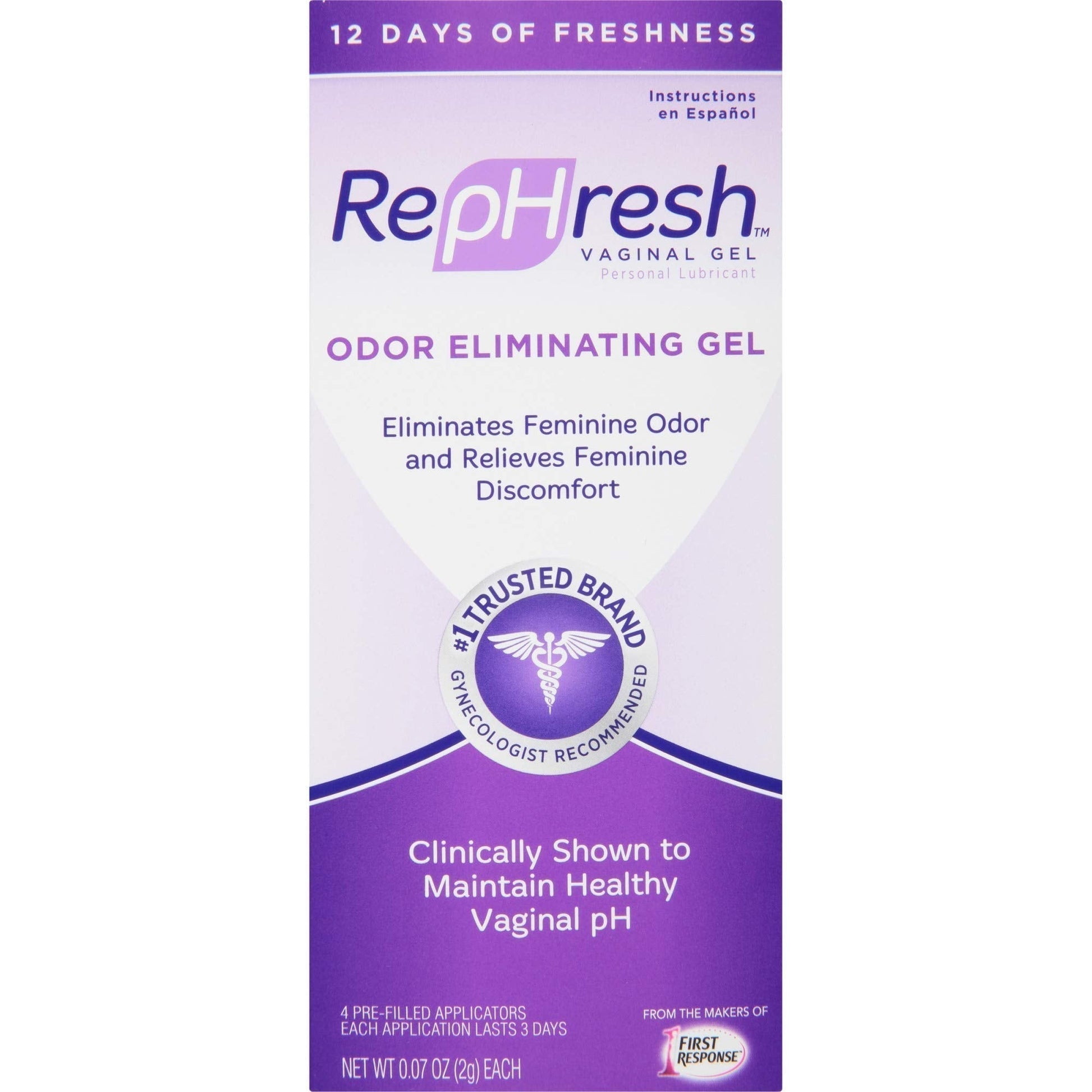RepHresh Odor Eliminating Vaginal Gel, 4ct (0.07oz) RepHresh uk supplements
