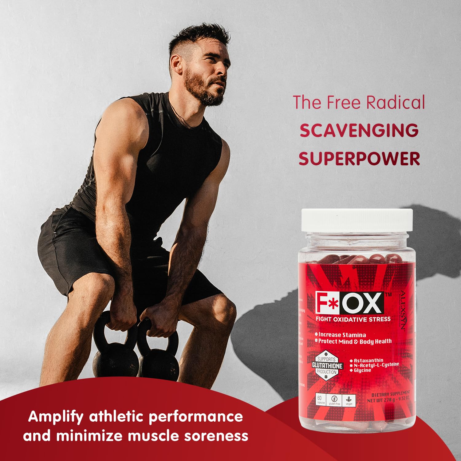 Alexsyn Antioxidant Support Formula – Concentrated Vegan & Gluten-Free Capsules – Helps Defend Against Oxidative Stress and Maintain Daily Vitality – 60 Capsules Alexsyn uk supplements