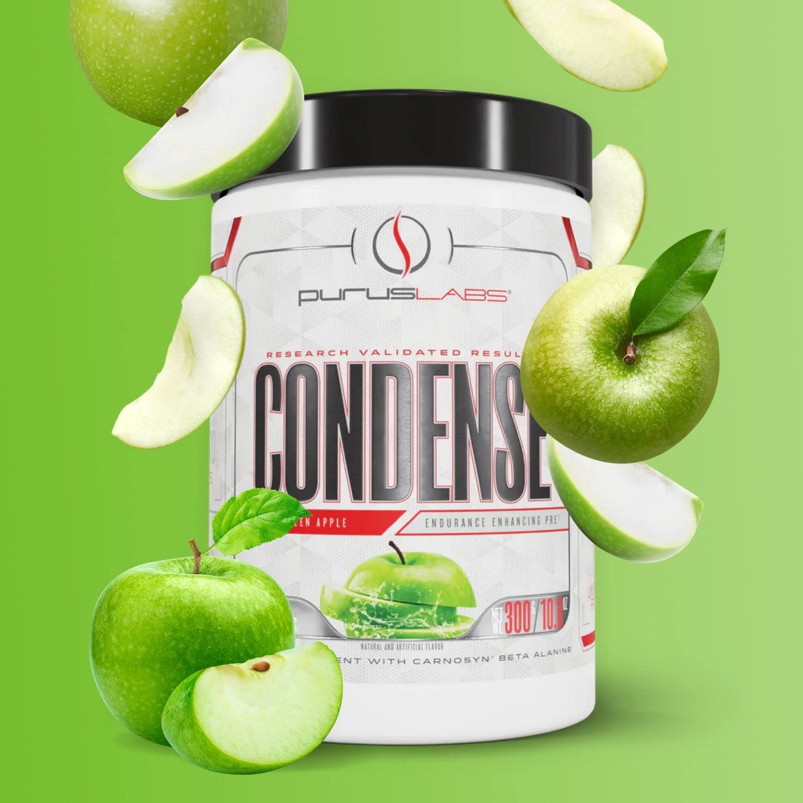 Purus Labs CONDENSE PreWorkout Powder, 40 Servings (Crisp Green Apple) Purus Labs uk supplements