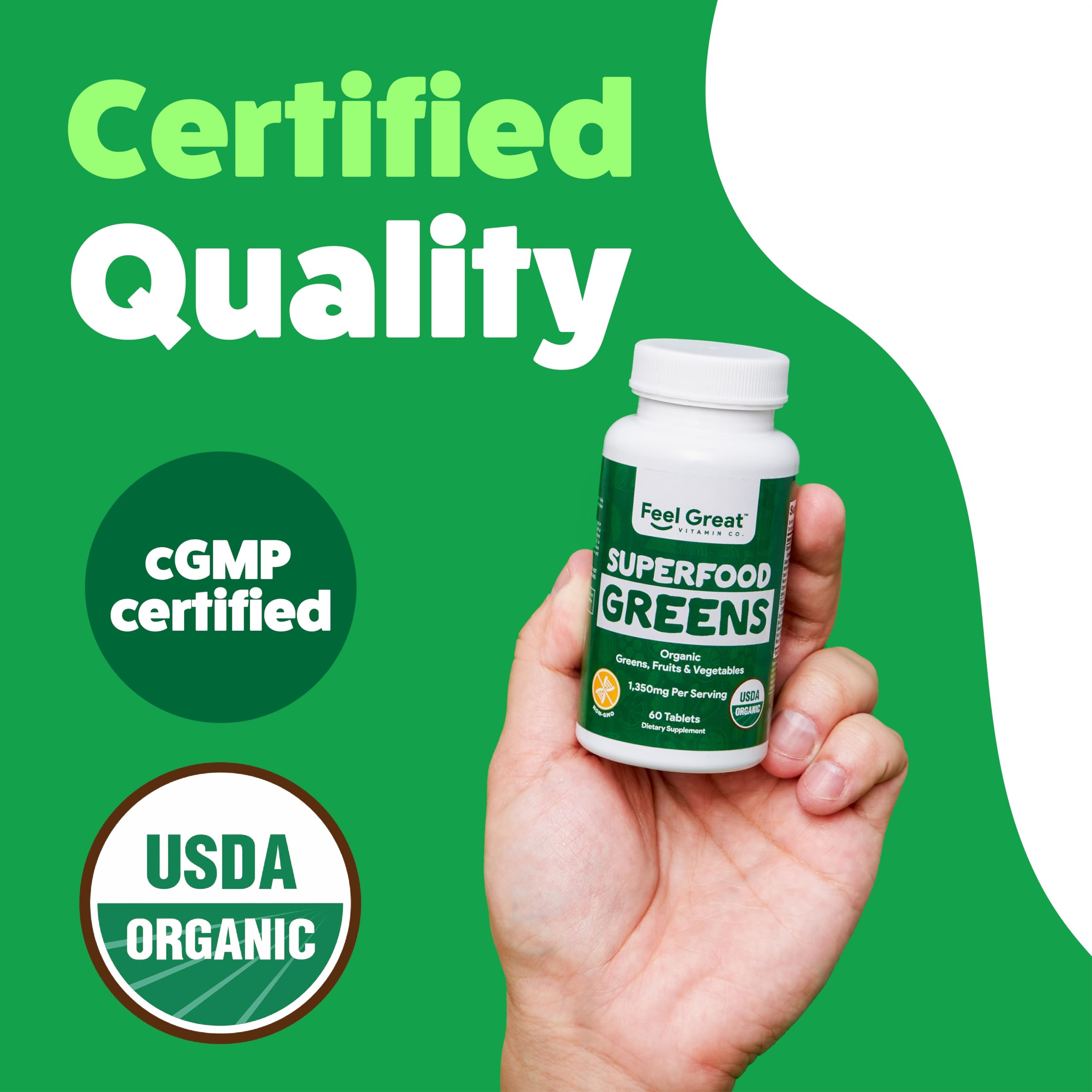 Superfood Greens by Feel Great Vitamin Co. | Organic Greens, Fruits and Veggies The Feel Great Vitamin Company uk supplements