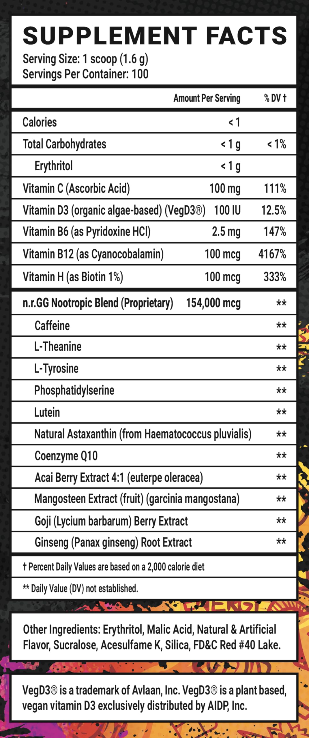 Gamer Supps GG Energy - Dragonfruit Punch (100 Servings) - Keto Friendly Gaming Energy and Nootropic Blend, Sugar Free + Organic Caffeine + Vitamins, Powder Drink Gamer Supps uk supplements