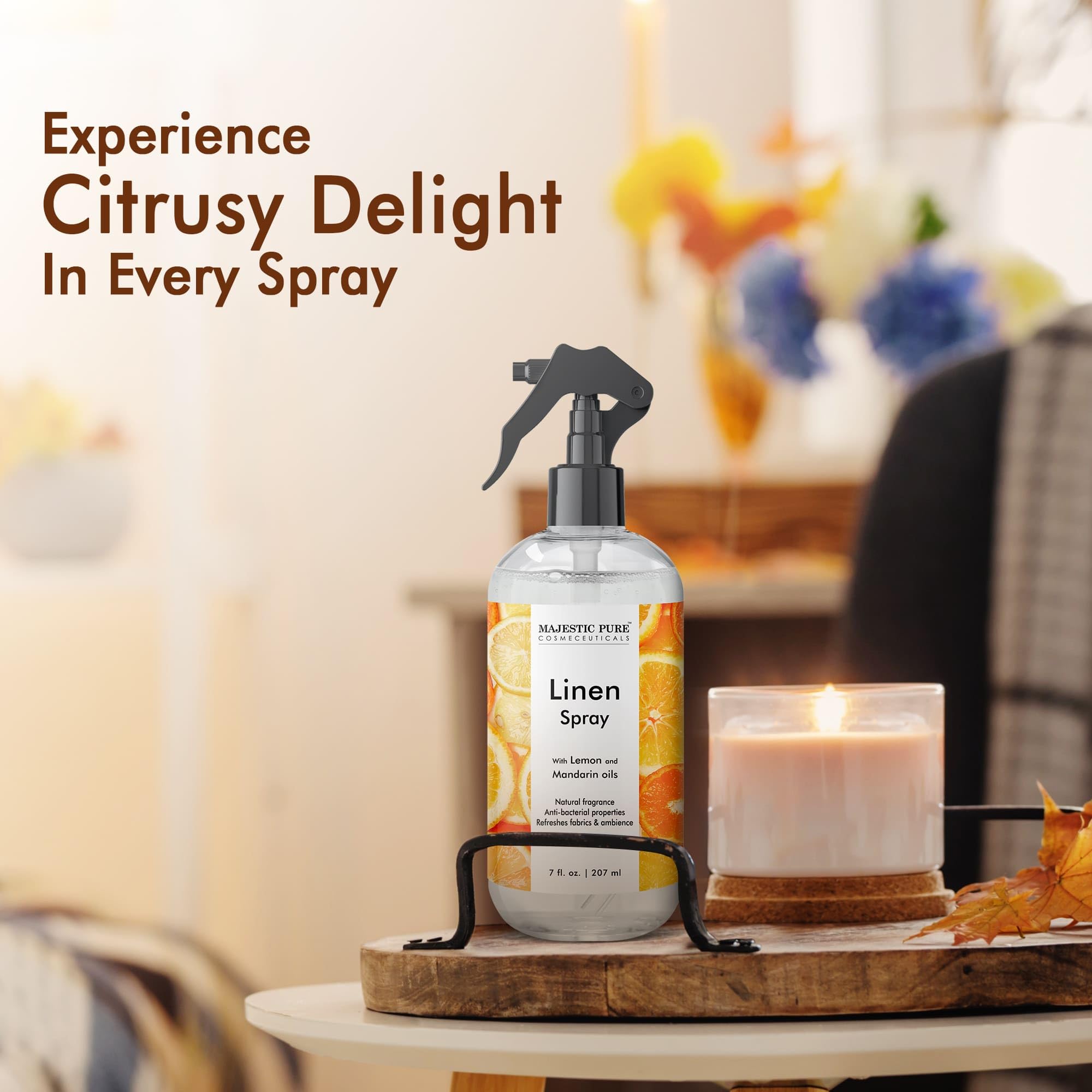 Majestic Pure Linen Spray | All Natural Fragrance | Spray for Pillows, Bedding, Sheets, Clothing MAJESTIC PURE uk supplements