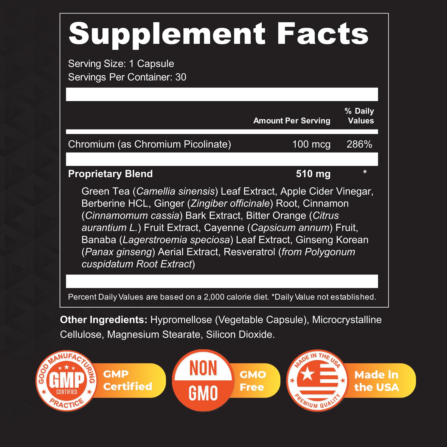 Laellium Capsules – Natural Supplement with Green Tea, Apple Cider Vinegar & Ginseng – Non-GMO, Supports Wellness – 30 Capsules, 1 Month Supply Nature’s NutriWave uk supplements