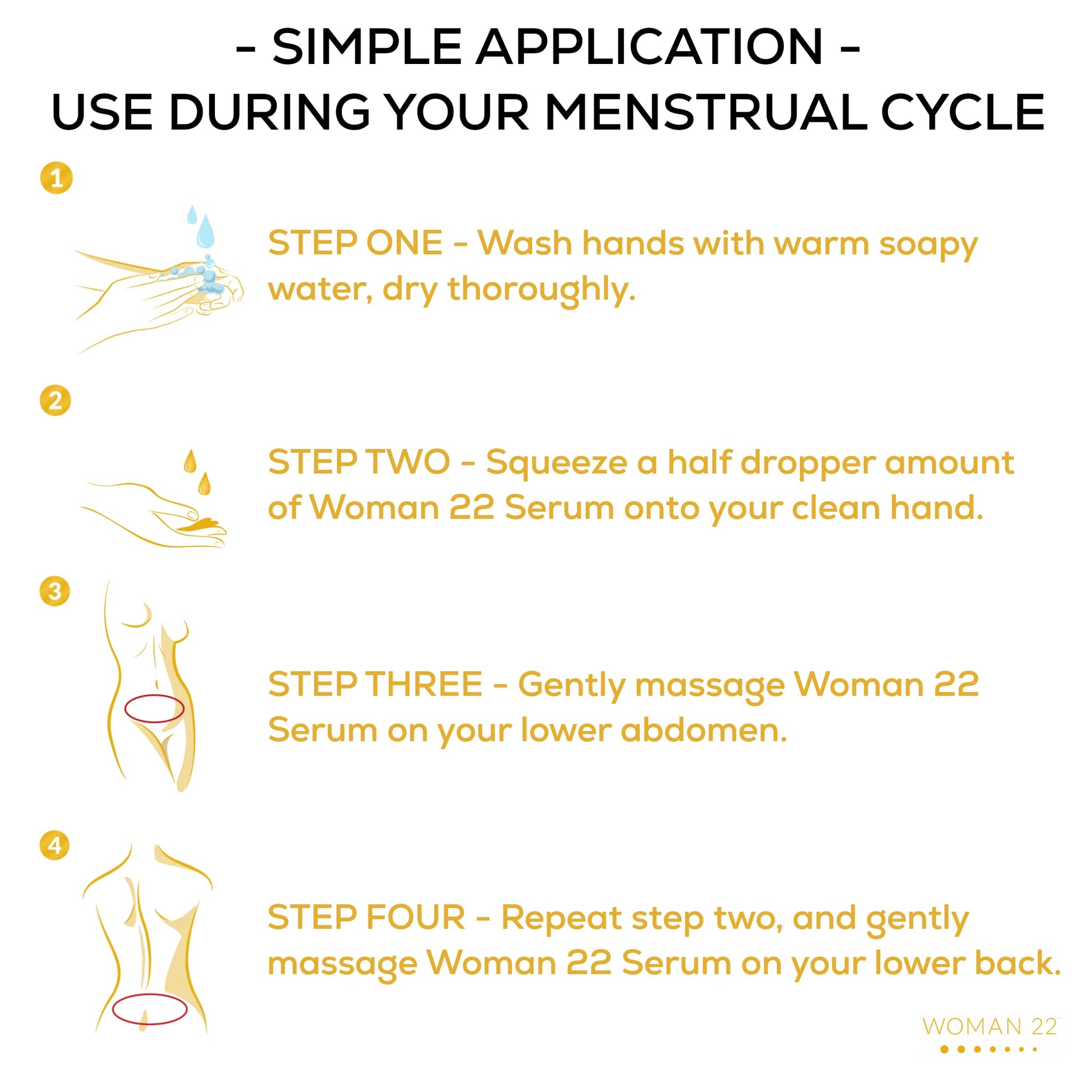 Topical Soothing Serum for Difficult Periods, Cramps, Bloating & more. Apply Lower Abdomen Woman 22 uk supplements