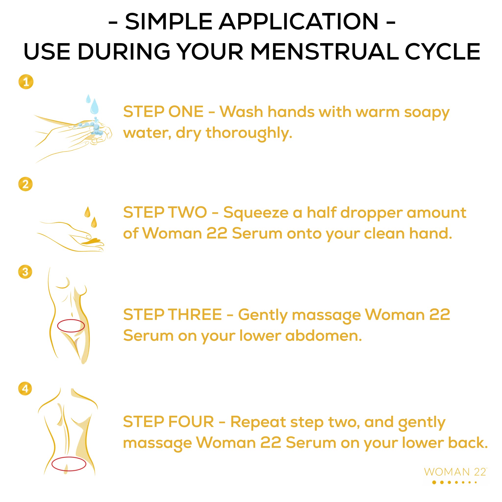 Topical Soothing Serum for Difficult Periods, Cramps, Bloating & more. Apply Lower Abdomen Woman 22 uk supplements