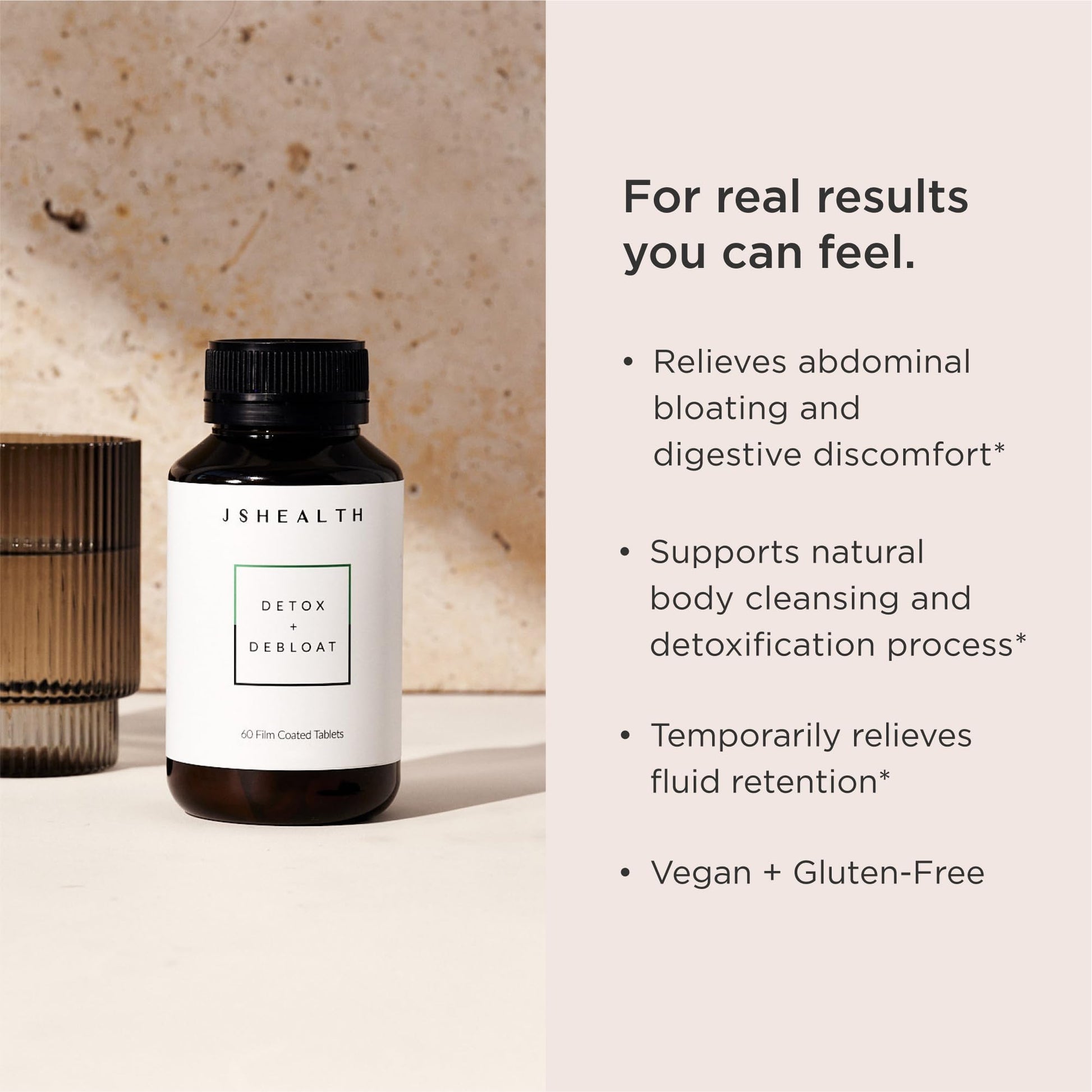 JSHealth Vitamins Detox and Debloat Liver Health Formula | Liver Detox Pills | Debloating JSHealth uk supplements