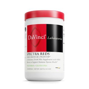 DAVINCI Labs Spectra Reds - Drink Mix Supplement for Antioxidant Health* - Immune & Liver Health Aid with Grape Seed Extract* - Powder Supplement Supports Eye & Heart Health* - 30 Servings (324.9 g) DAVINCI uk supplements