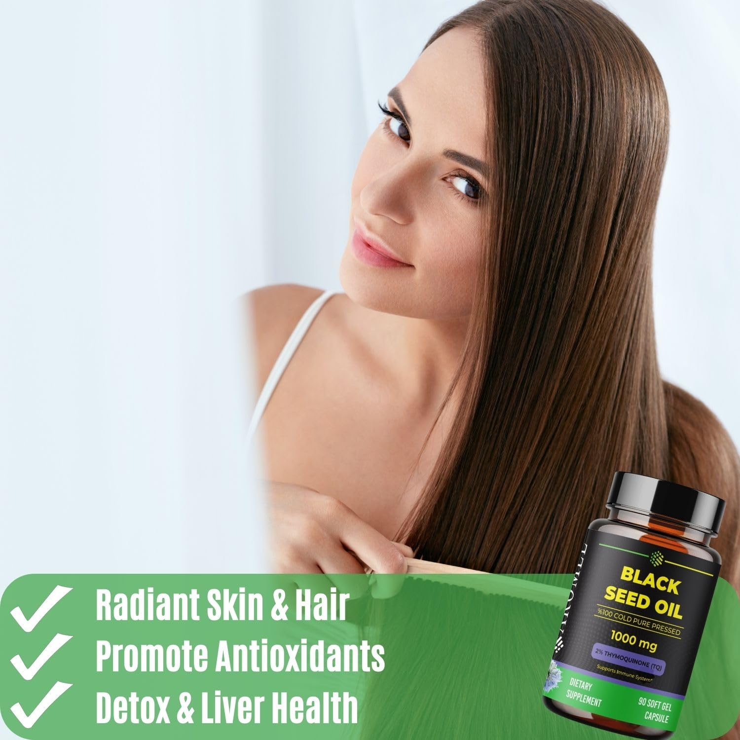 aromel Black Seed Oil Capsules, 90 Days Supply, 2% Thymoquinone, Non-GMO aromel uk supplements