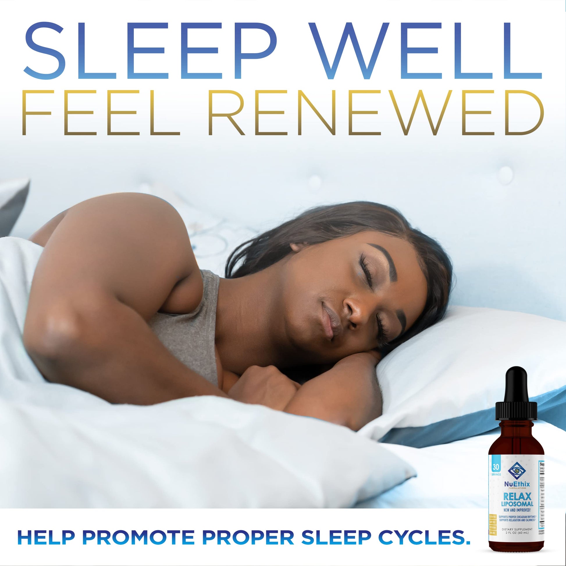 NuEthix Formulations Relaxation Supplement Bundle: Cort-Eaze Cortisol-Control Supplement, 60 Capsules, 30 Servings and Relax Liposomal, 2 Fluid Ounces, 30 Servings NuEthix Formulations uk supplements