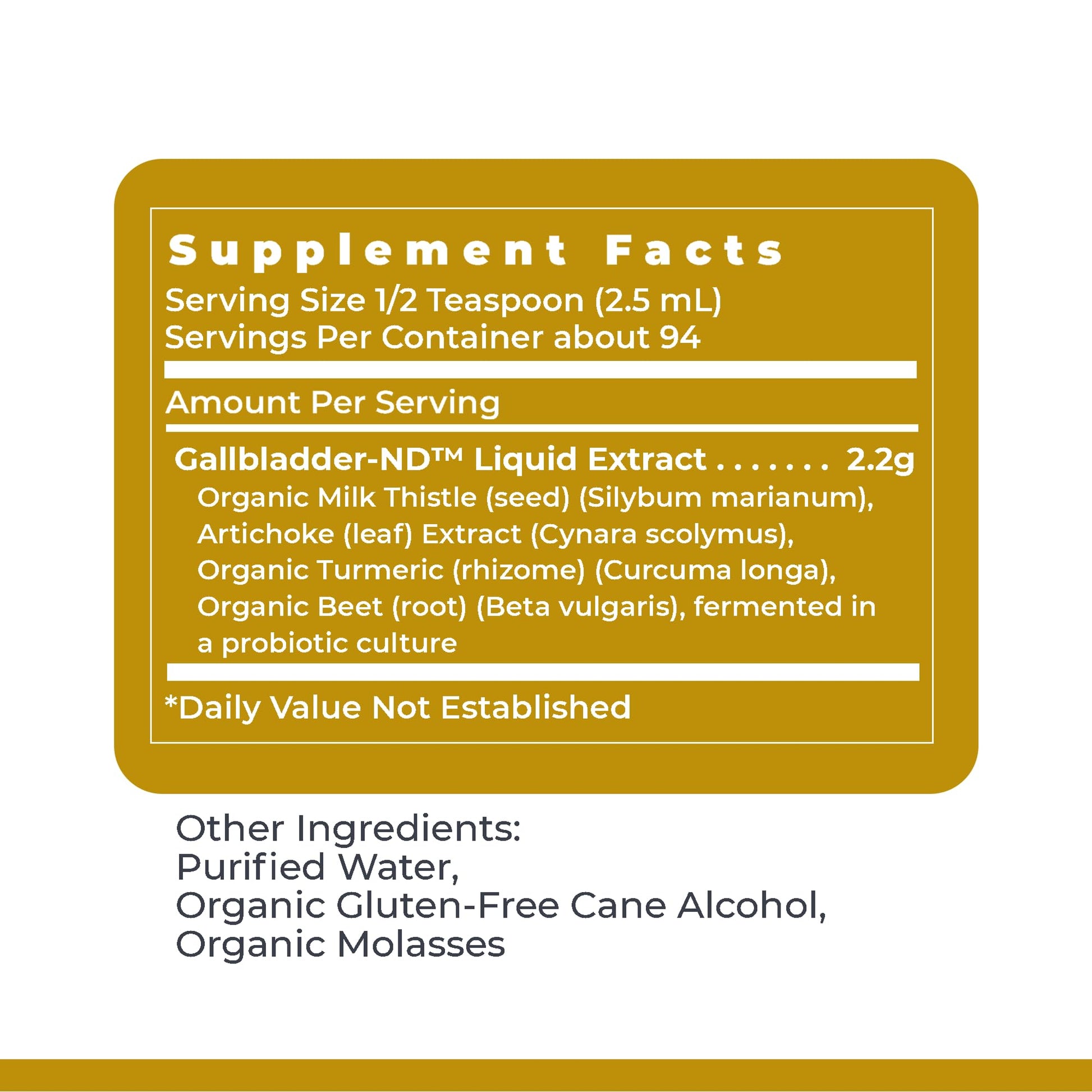 Premier Research Labs Fermented Gallbladder-ND - Gallbladder Cleanse, Milk Thistle and Artichoke Extract, Milk Thistle Liquid Drops, Tincture Supplement with Antioxidants, Turmeric - 8 Fl Oz Bottle Premier Research Labs uk supplements