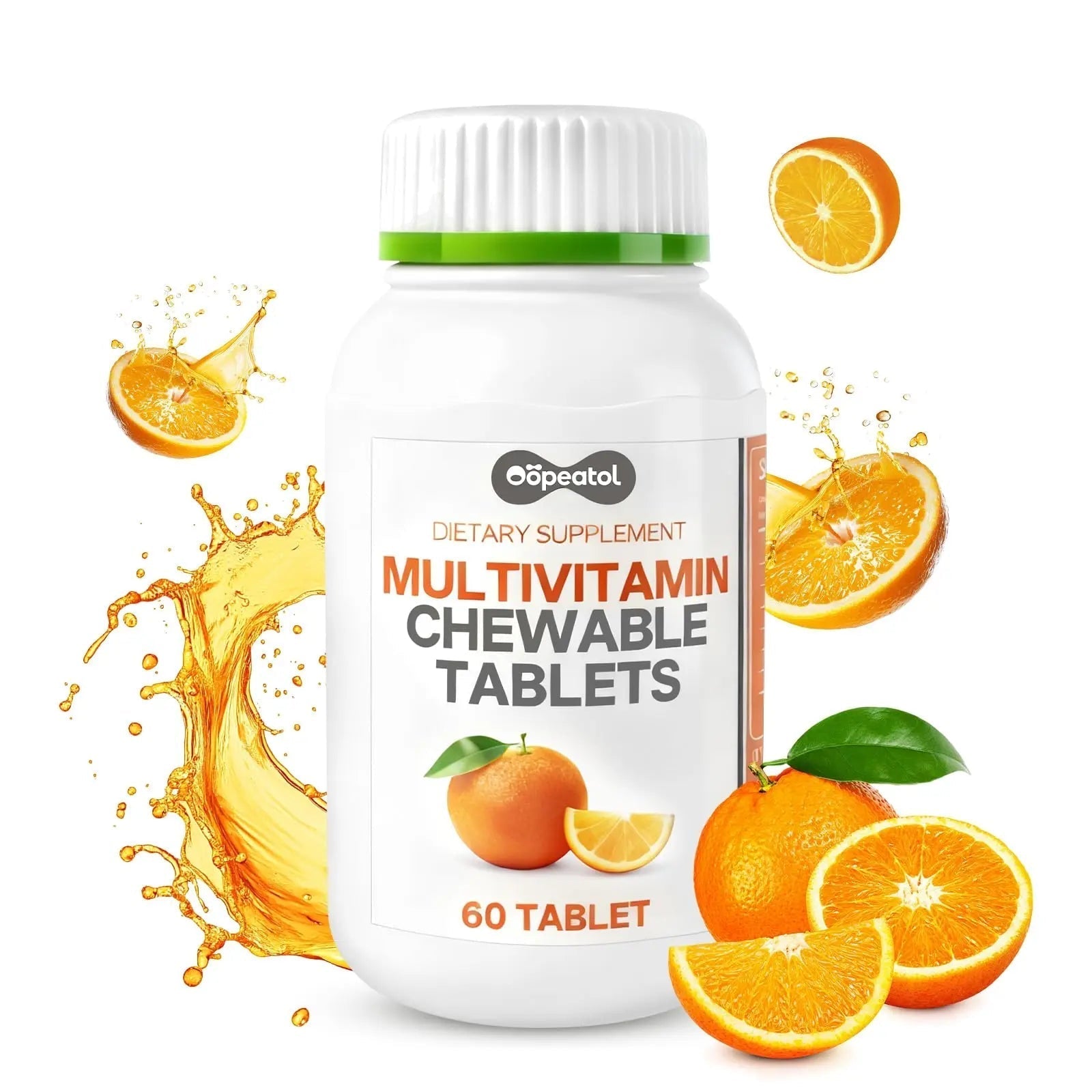Oopeatol Multivitamin for Adults with Vitamin C, D3 & B Vitamins | Daily Increase Body Protection, Energy & Bone and Joint Equilibrium and Health | Oopeatol uk supplements