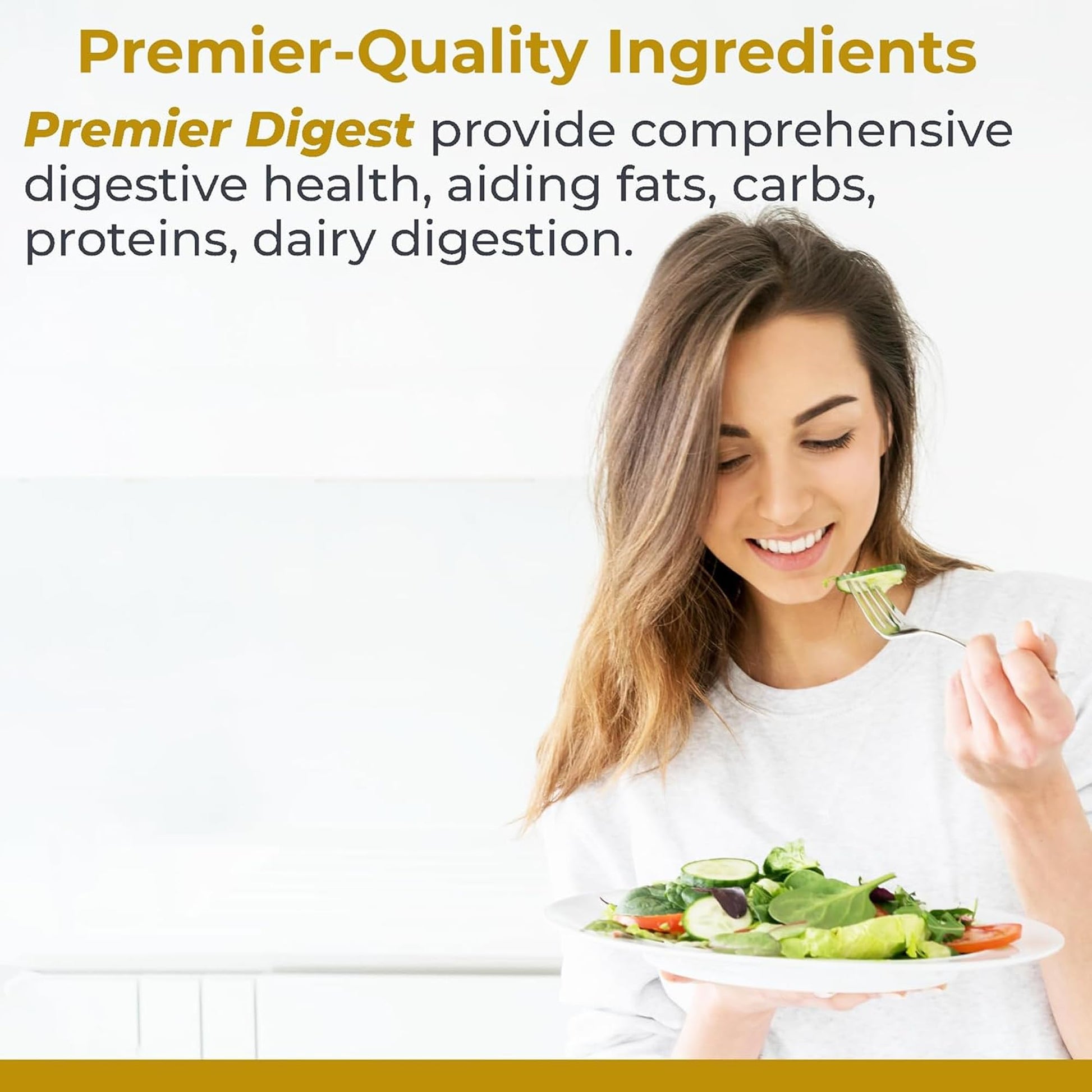 Premier Research Labs Active Digestive Enzymes with Probiotic and Prebiotics - Promotes Full-Spectrum Digestive Support - with Amylase, Protease & Lipase, 60 Plant-Sourced Capsules Premier Research Labs uk supplements