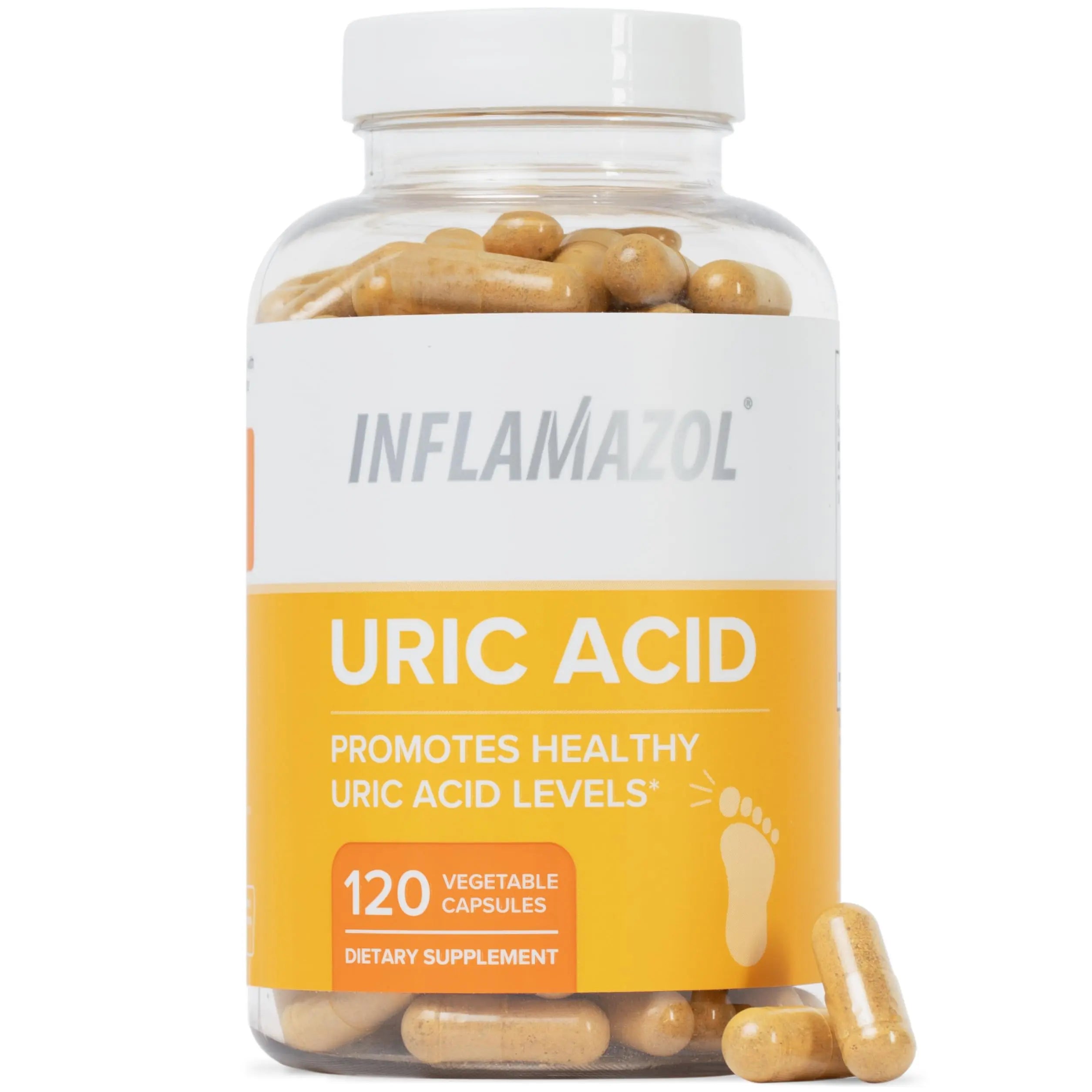 Inflamazol Uric Acid Cleanse – Premium Uric Acid Flush with Tart Cherry, Turmeric & Celery Seed for Joint & Uric Acid Support – Joint Supplements for Men & Women – 120 Capsules Inflamazol uk supplements