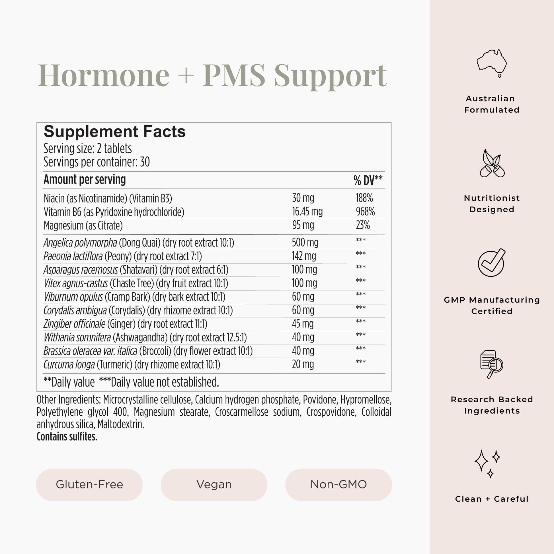 JSHealth Vitamins Hormone Balance for Women and PMS Support Supplement - Premenstrual Symptom Relief with Vitamins B3, B6 & Magnesium (60) JSHealth uk supplements
