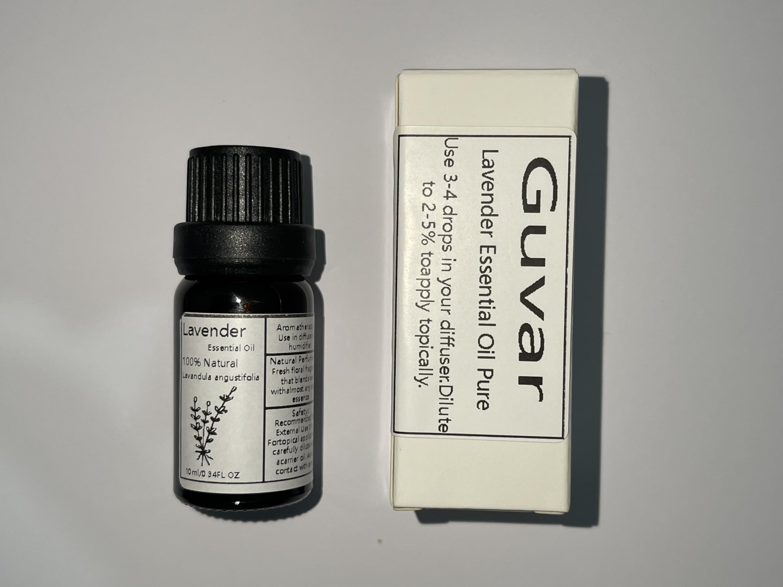 Guvar Lavender Essential Oil Pure for Diffuser for Aromatherapy and Home 100% Pure Natural Extraction Guvar uk supplements
