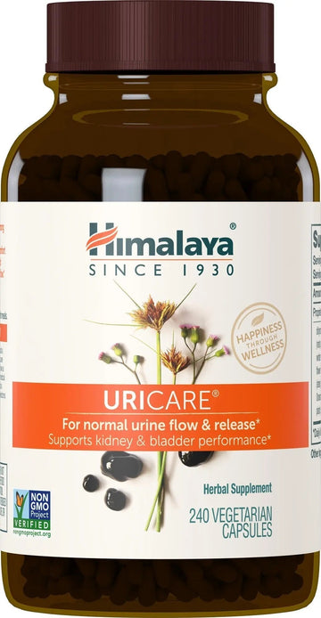 Himalaya UriCare Herbal Supplement, Kidney & Bladder Support, Urinary Tract & Urine Flow Support, Caffeine Free, Non-GMO, Gluten Free, Vegetarian, 240 Capsules, 60 Day Supply Himalaya uk supplements