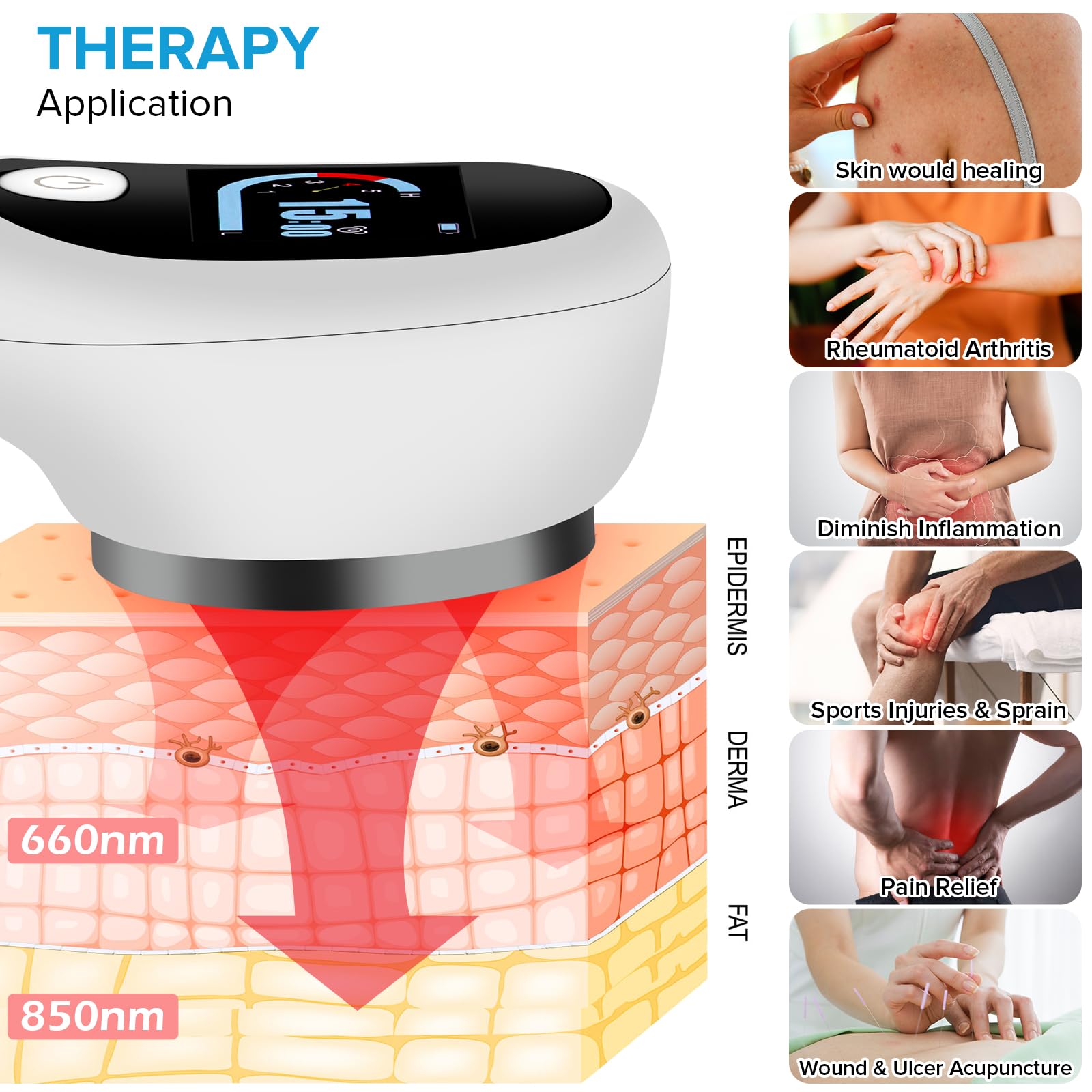yofalo Cold Laser Human/Vet Device with LED Display Targets Joint and Muscles Directly yofalo uk supplements