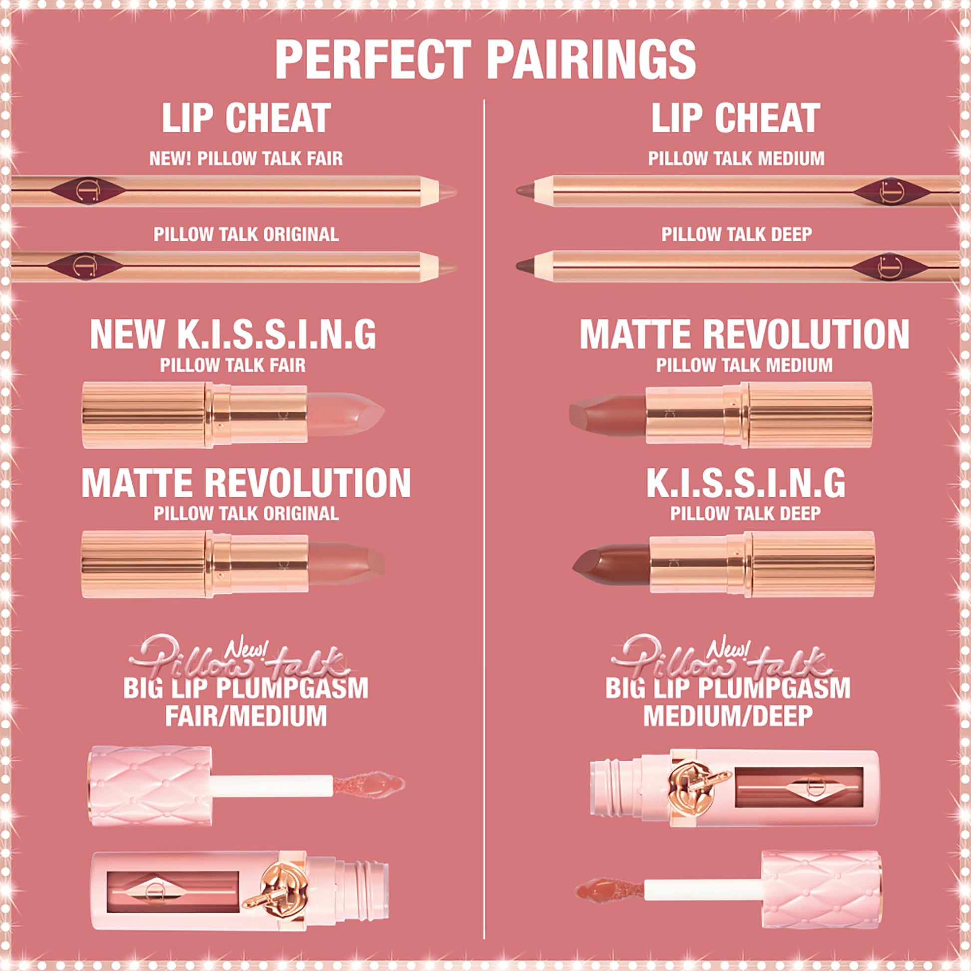 Charlotte Tilbury Pillow Talk Plumpgasm Lip Gloss - Hydrating Lip Plumper with Hyaluronic Acid & Plumpgasm Heat + Ice Technology for Juicy, Glossy Fullness - Fair/Medium Charlotte Tilbury uk supplements