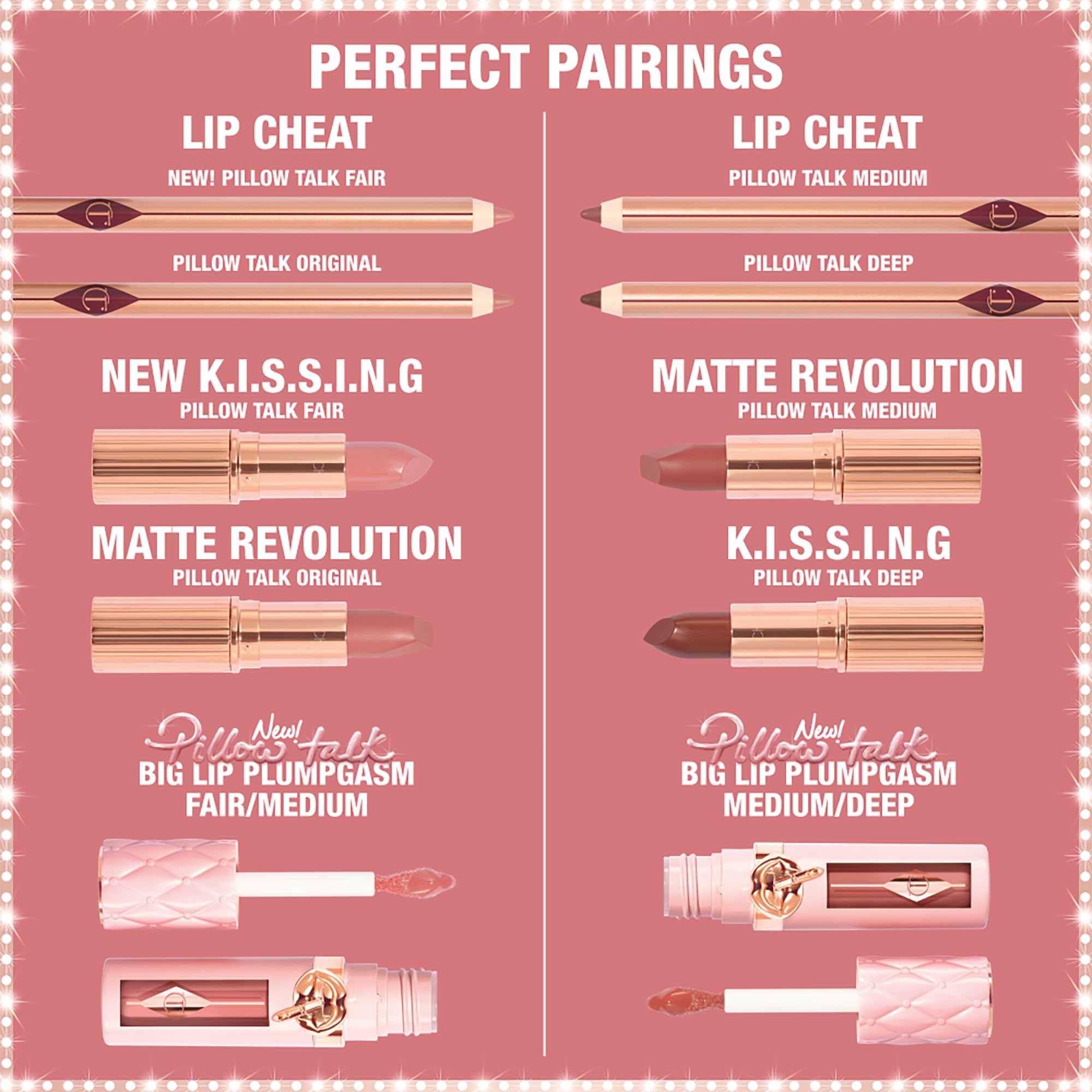 Charlotte Tilbury Pillow Talk Plumpgasm Lip Gloss - Hydrating Lip Plumper with Hyaluronic Acid & Plumpgasm Heat + Ice Technology for Juicy, Glossy Fullness - Fair/Medium Charlotte Tilbury uk supplements