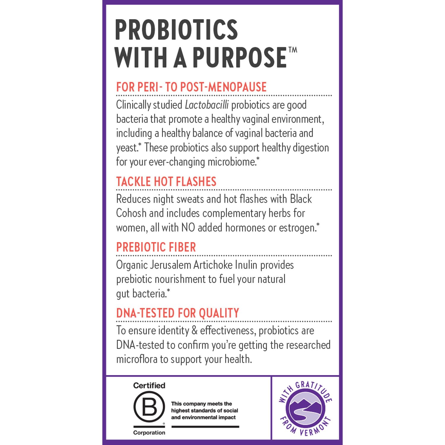 New Chapter All-Flora Probiotic Menopause Balance, Ultra-Concentrated Probiotics for Women with Black Cohosh for Menopause Hot Flashes, 100% Vegan, 30 Vegan Capsules New Chapter uk supplements