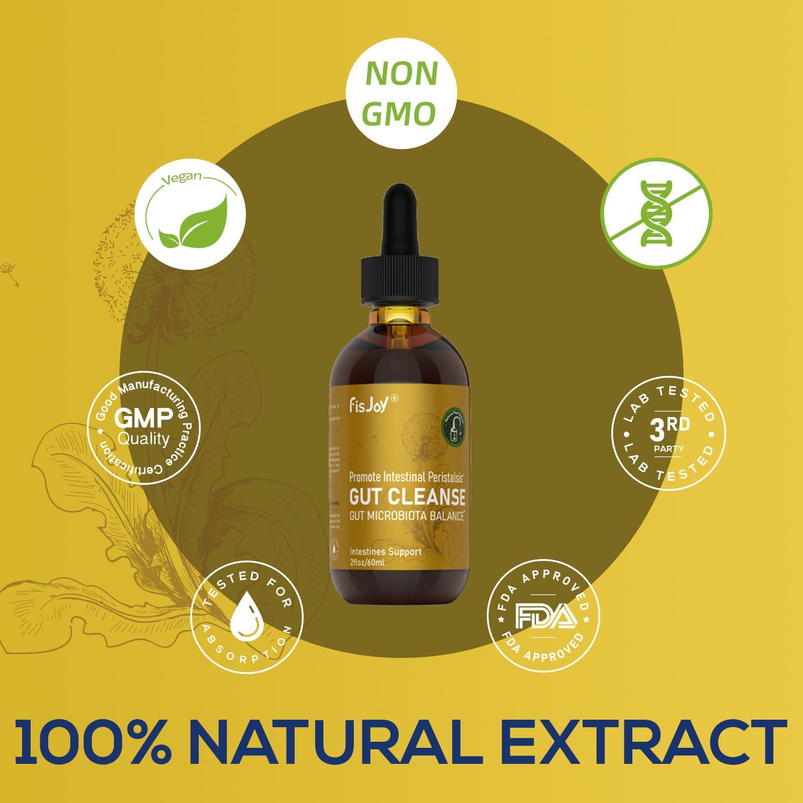 Fisjoy L-Carnitine & Herbal Liquid Drops – Gentle Daily Digestive Support with Pumpkin Seed, Clove & PAU D’Arco Extracts, Folate & Chromium, Vegan, Sugar-Free, 2 fl oz (60 mL) Fisjoy uk supplements