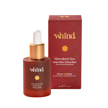 WHIND Marrakech Sun Tinting Water – Lightweight Self-Tanning Drops with Hyaluronic Acid & Glycerin for a Buildable Natural Glow – 30ml WHIND uk supplements