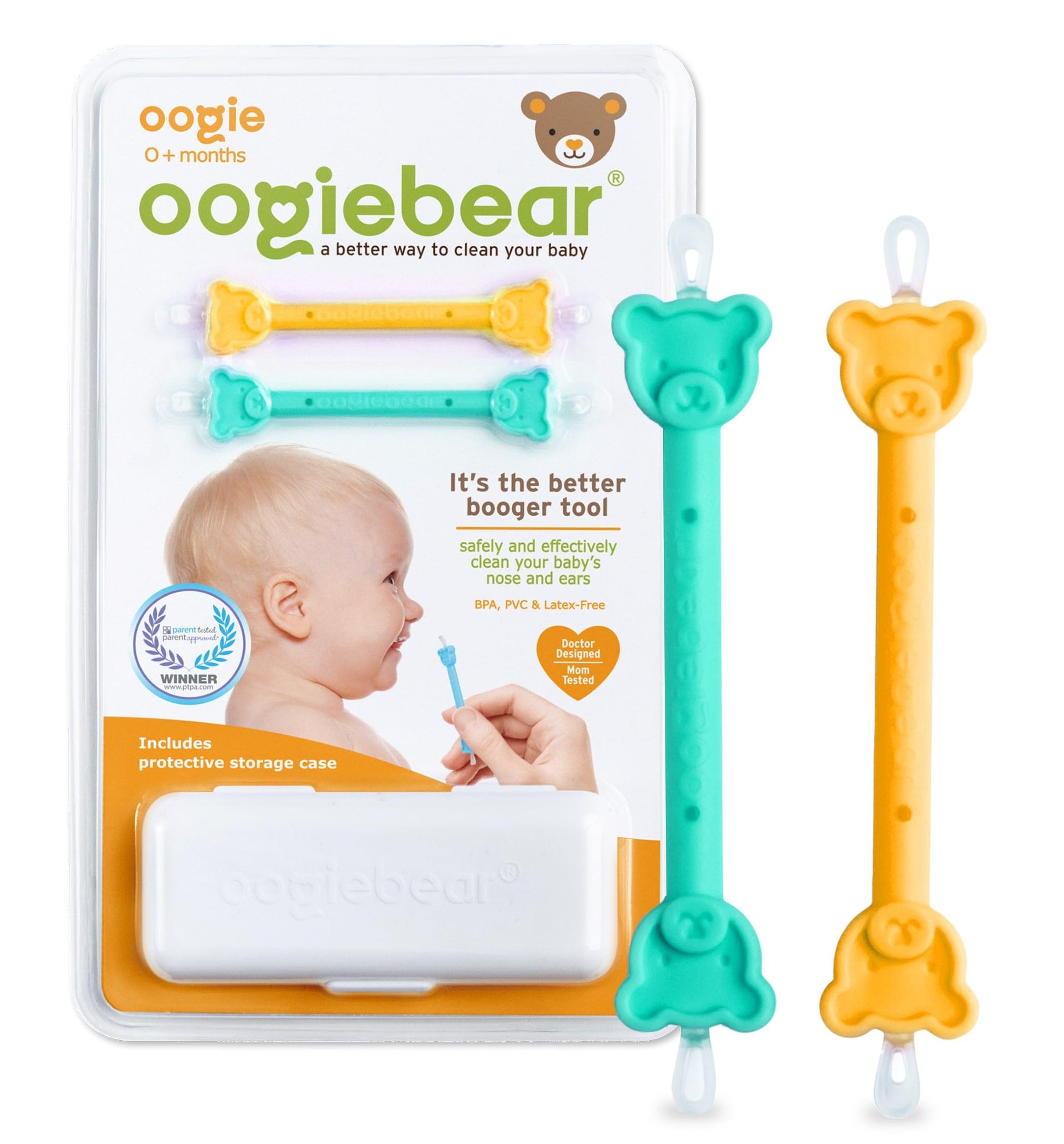 oogiebear - Nose and Ear Gadget. Safe, Easy Nasal Booger and Ear Cleaner oogiebear uk supplements