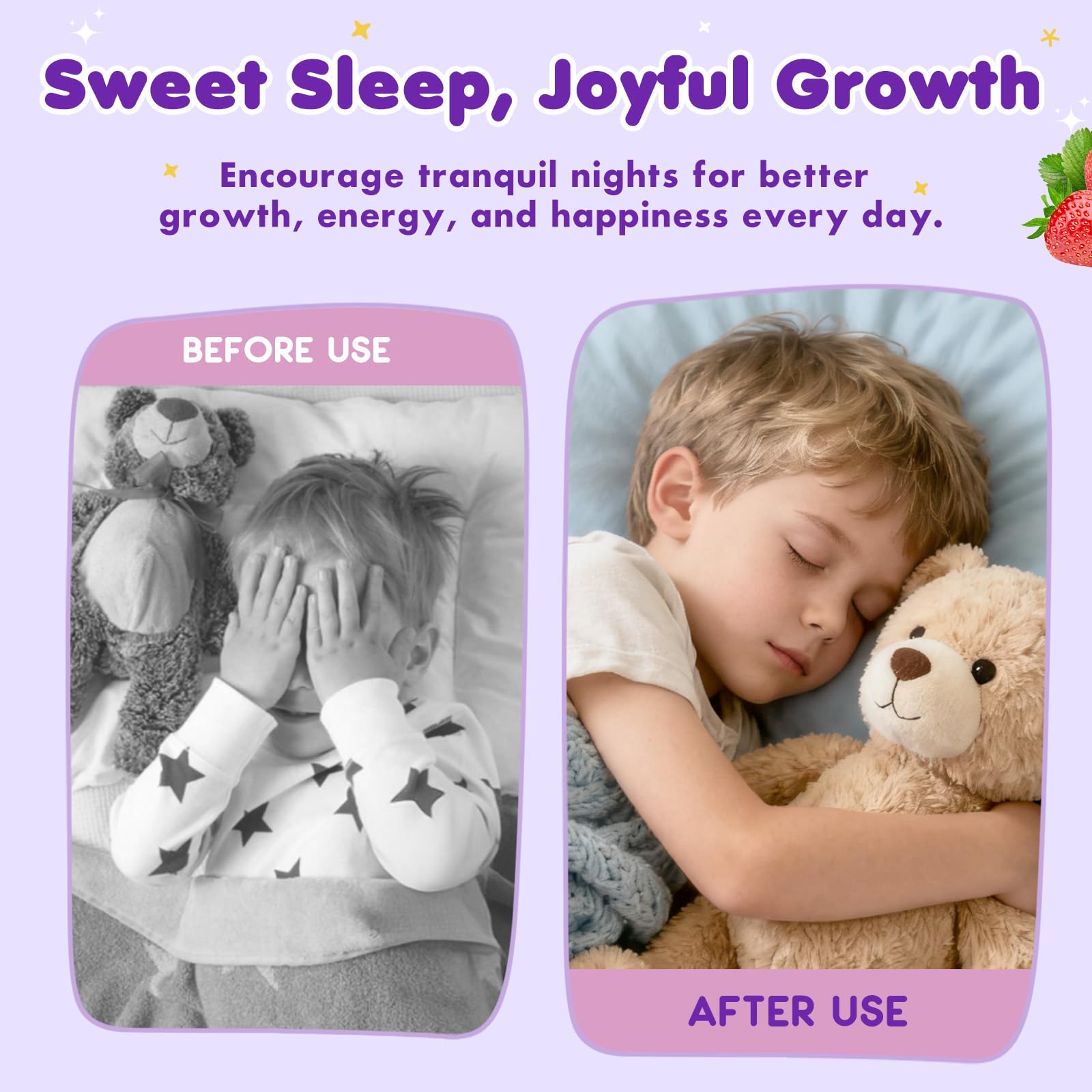Magnesium Glycinate Liquid for Kids - Magnesium Bisglycinate Drops with L-Theanine, Chamomile & Vitamin B6, B12, C, D3 for Sleep, Relaxation, Immune Support, Calm & Focus - 2 Fl Oz, Strawberry Flavor CFILIHTC uk supplements