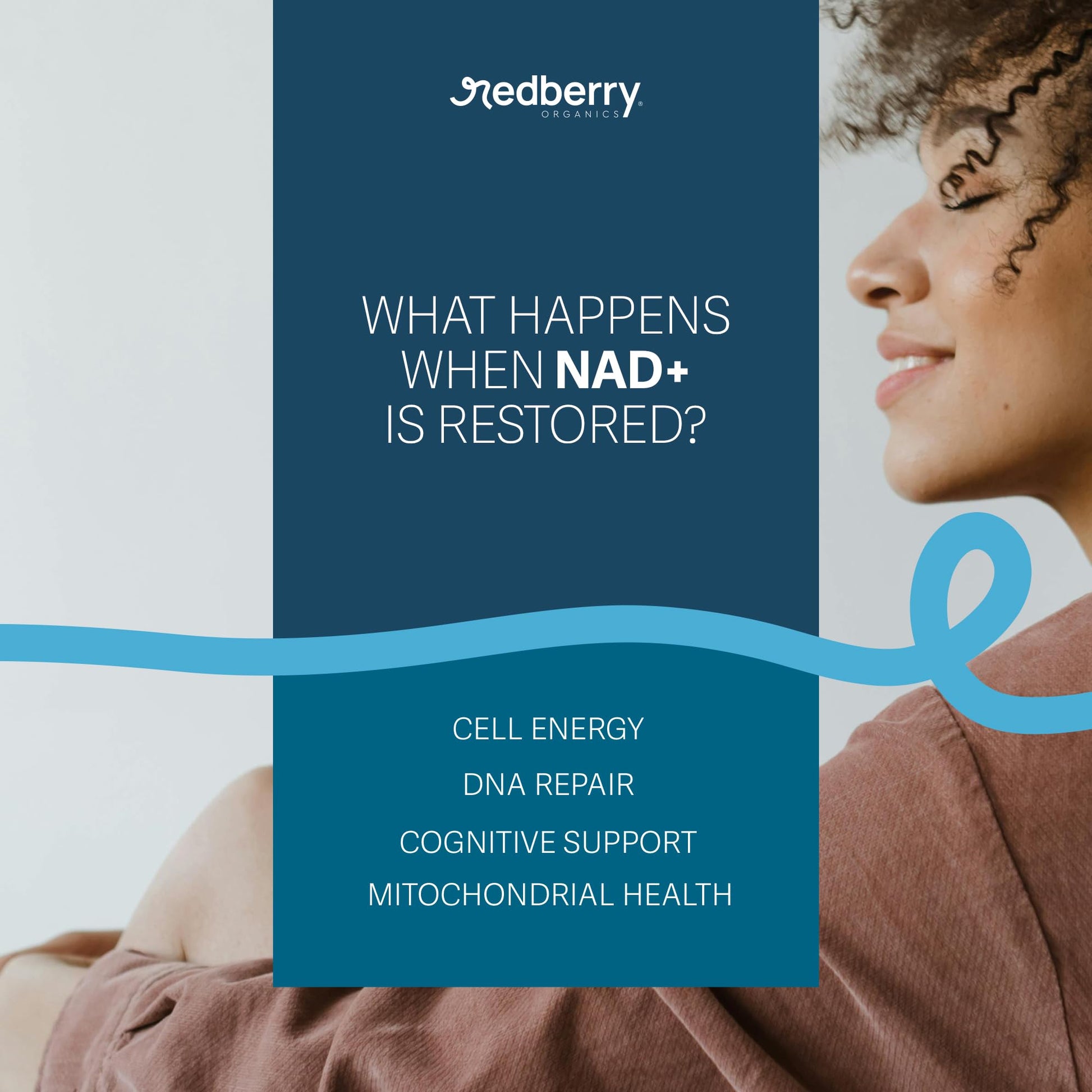 NAD Supplement with Direct NAD+ 300mg (NAD Plus) | Advanced Longevity Complex with Urolithin A & Resveratrol | NMN Alternative | 60 Capsules | Non-GMO, Gluten Free | Made in USA Redberry Organics uk supplements