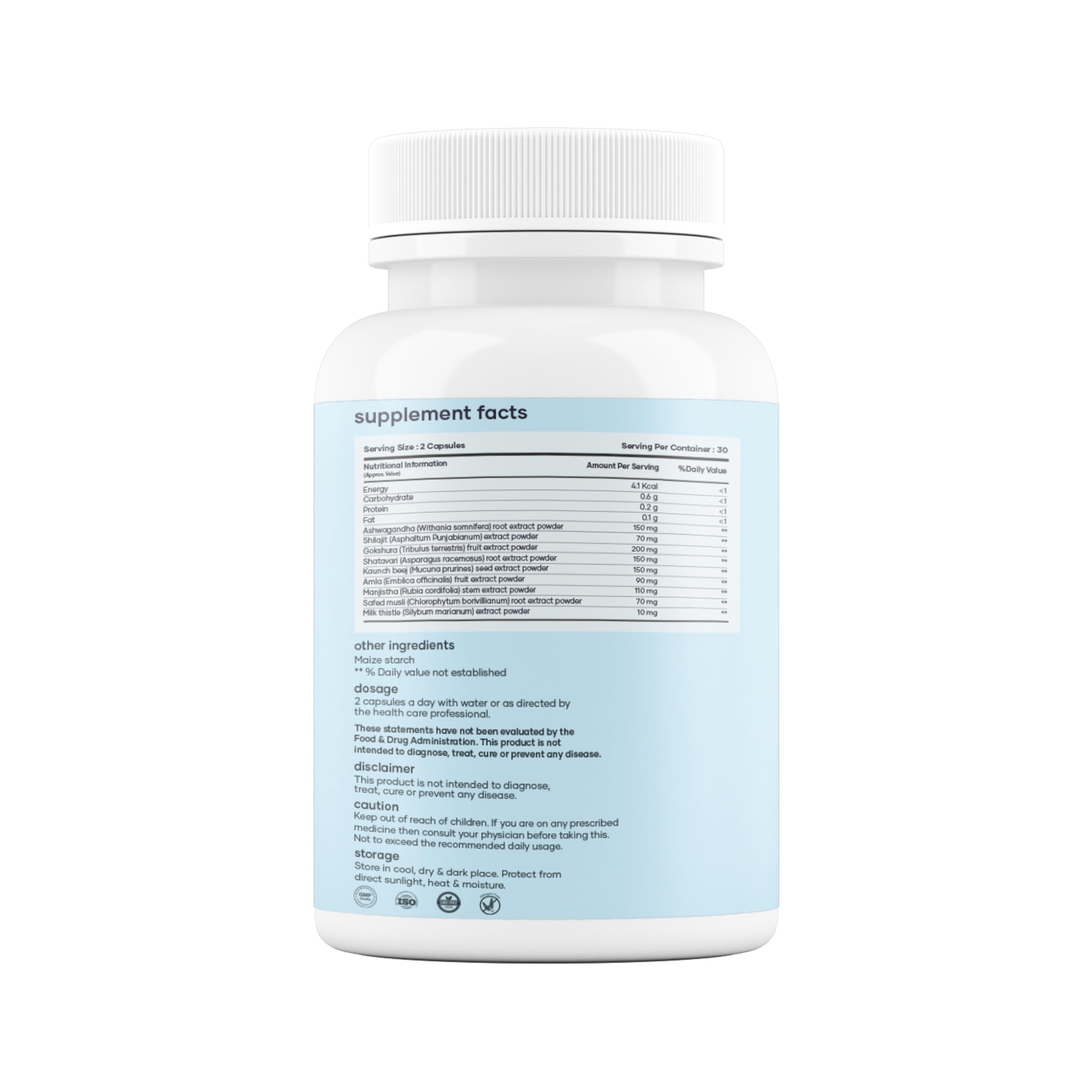 mars by GHC Triterolin | Powered by Shilajit, Ashwagandha, Safed Musli, Gokshura | 60 Capsules | Pack of 1 mars by GHC uk supplements