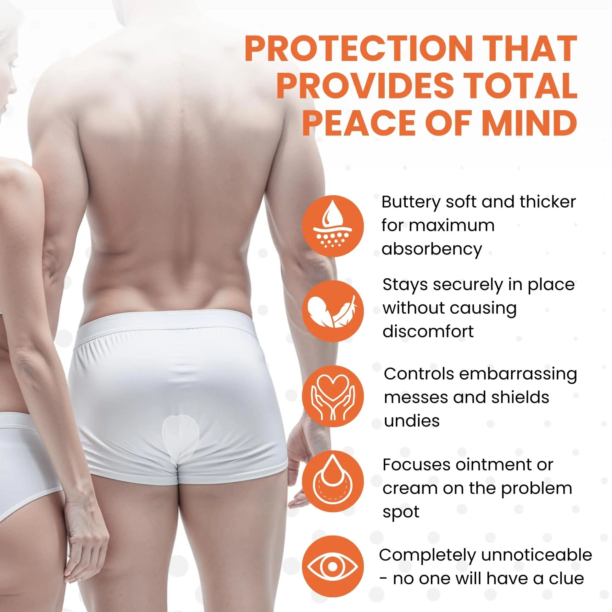 Butts Are Messy - Control The Mess. ANUPAD Premium Absorbent Pads. Confidently Handle Bowel Leakage, Bleeding Hemorrhoids, And The Mess Hemorrhoid Ointments Make. ANUPAD uk supplements