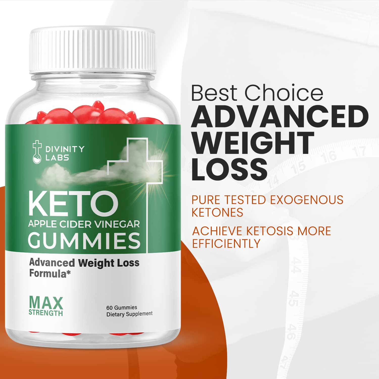 Ark Labs Divinity Labs Keto ACV Gummies, Gummies (3 Pack) Ark Labs uk supplements
