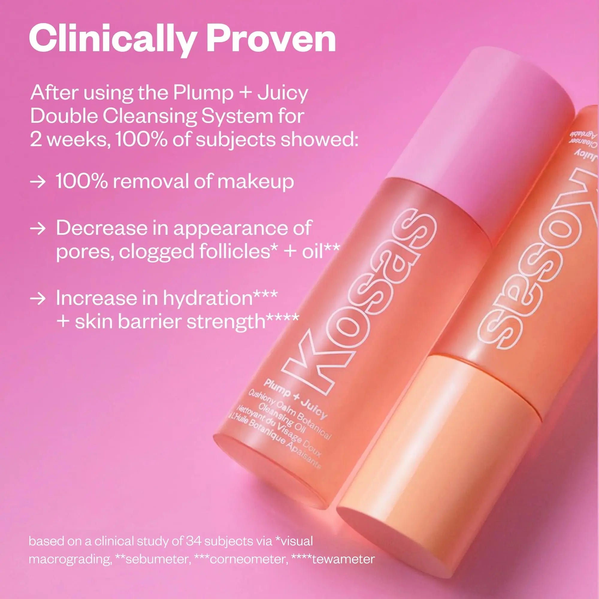 Kosas Plump + Juicy Comfy Clean Gel Cleanser –Hydrating Face Wash for All Skin Types, Deep Clean & Moisturize, Soap & Sulfate Free, with Hyaluronic Acid, Panthenol & Beta Glucan Kosas uk supplements