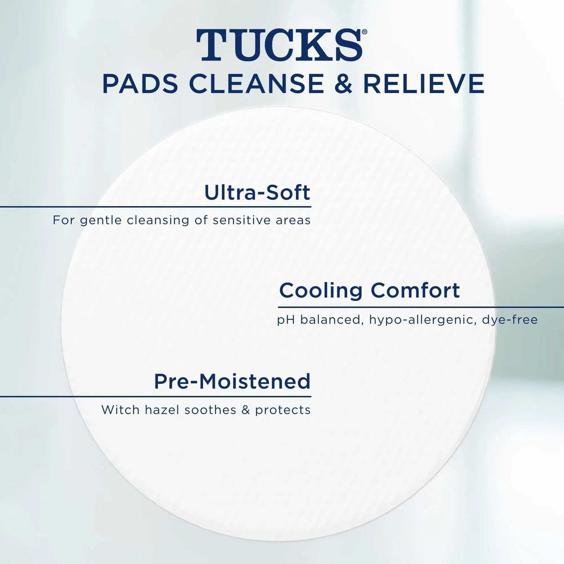 TUCKS Medicated Cooling Pads, 100 Count – Hemorrhoid Pads with Witch Hazel, Cleanses Sensitive Areas, Protects from Irritation, Hemorrhoid Treatment, Medicated Pads Used by Hospitals TUCKS uk supplements